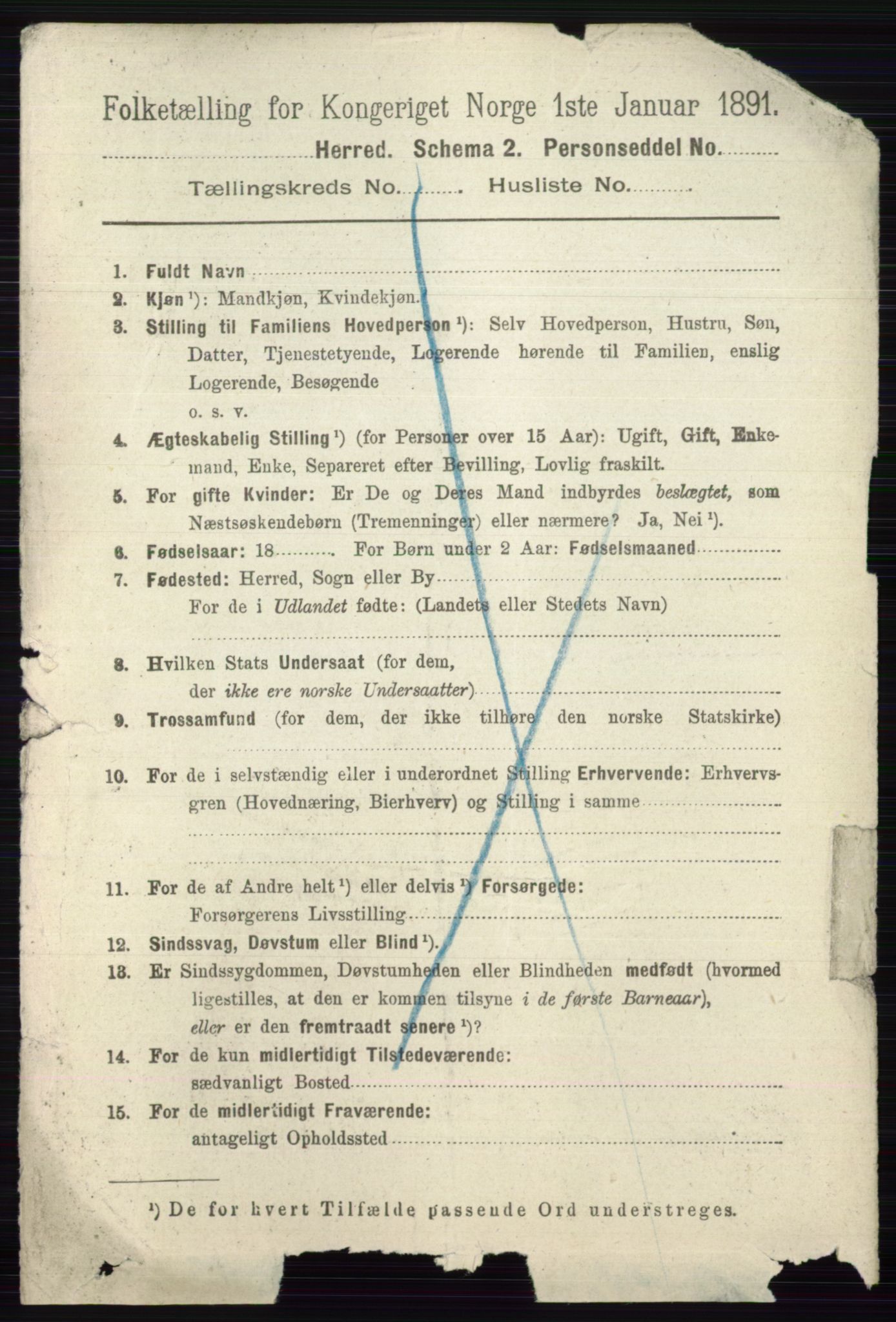 RA, 1891 census for 0520 Ringebu, 1891, p. 4158