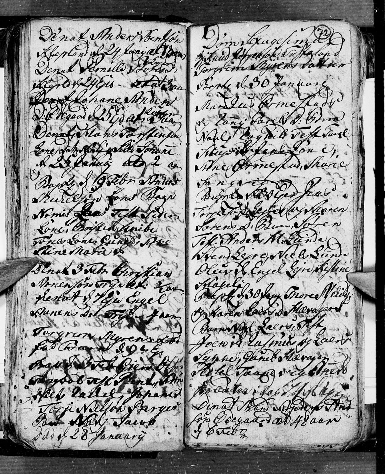 Søgne sokneprestkontor, SAK/1111-0037/F/Fb/Fbb/L0001: Parish register (copy) no. B 1, 1779-1802, p. 72