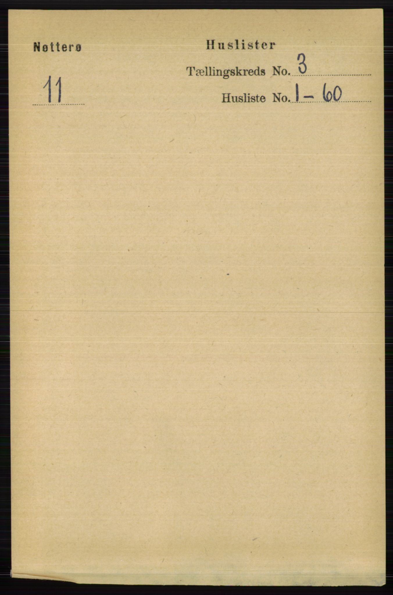 RA, 1891 census for 0722 Nøtterøy, 1891, p. 1479