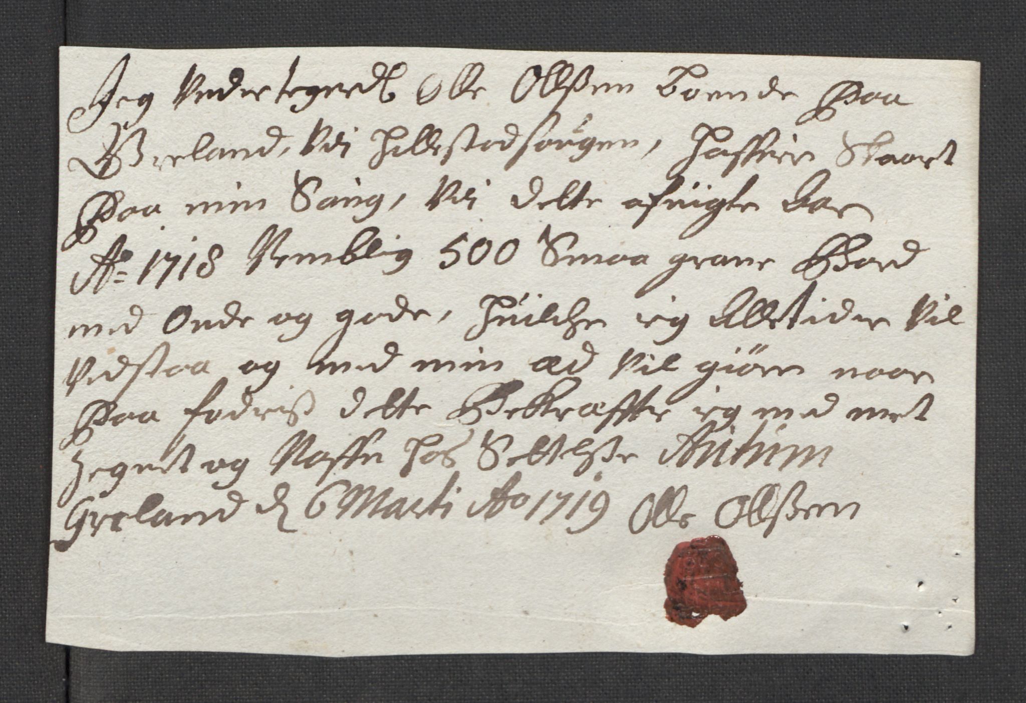 Rentekammeret inntil 1814, Reviderte regnskaper, Fogderegnskap, AV/RA-EA-4092/R32/L1882: Fogderegnskap Jarlsberg grevskap, 1718, p. 236