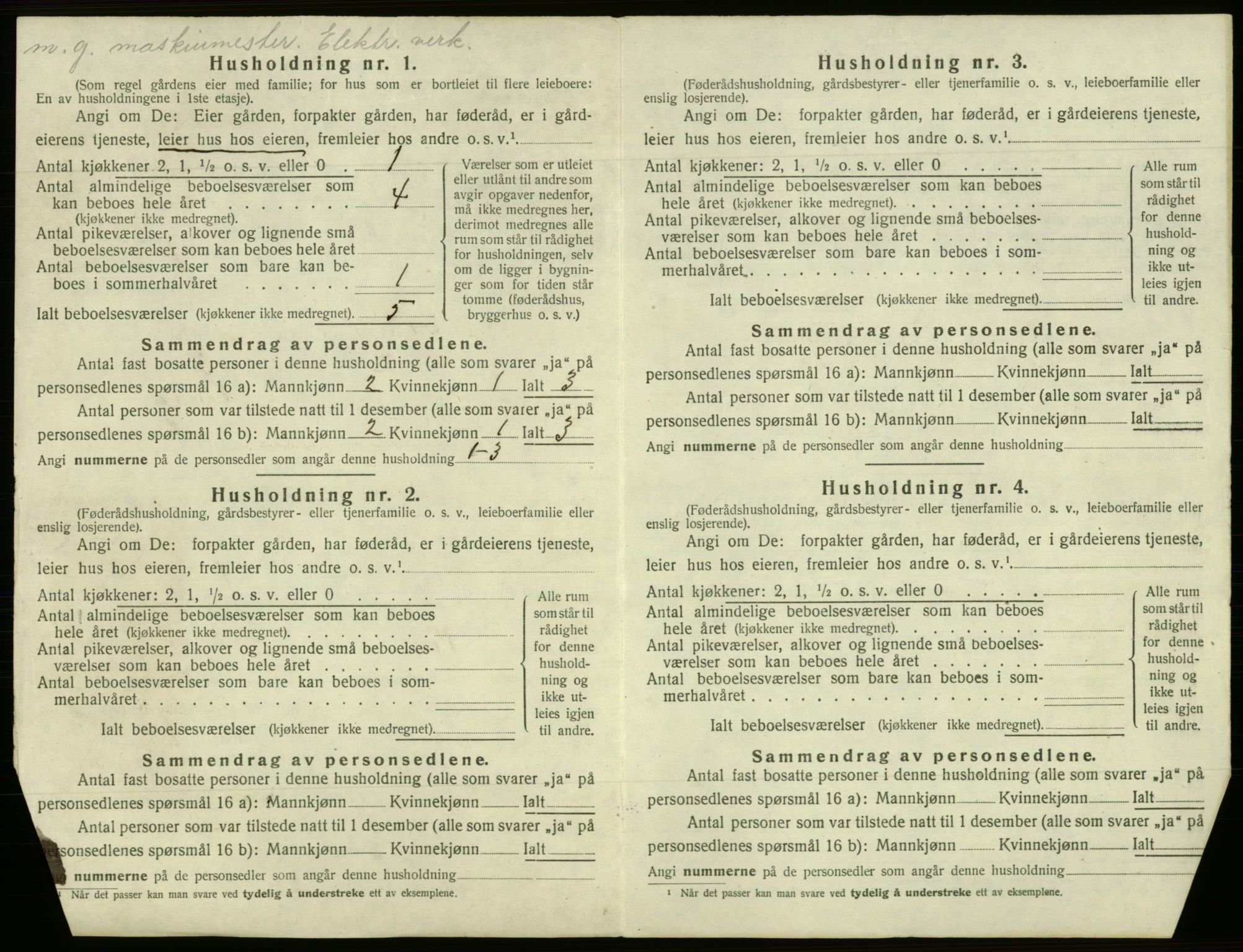 SAB, 1920 census for Os, 1920, p. 41