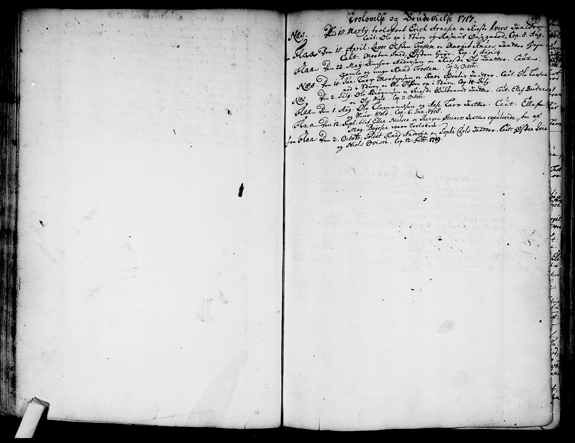 Nes kirkebøker, SAKO/A-236/F/Fa/L0002: Parish register (official) no. 2, 1707-1759, p. 49