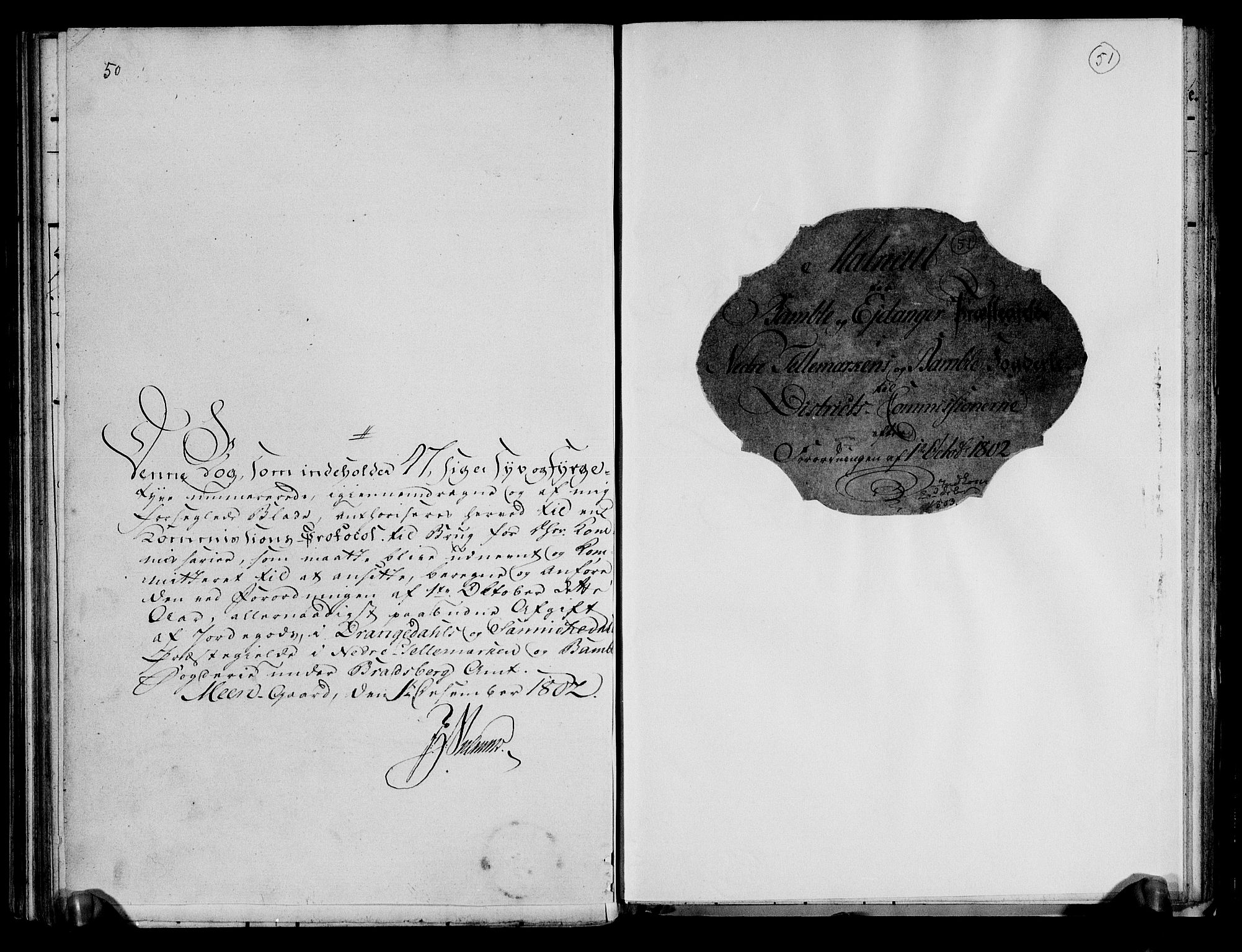 Rentekammeret inntil 1814, Realistisk ordnet avdeling, AV/RA-EA-4070/N/Ne/Nea/L0068: og 0069: Nedre Telemarken og Bamble fogderi. Kommisjonsprotokoll for Drangedal, Sannidal, Bamble og Eidanger prestegjeld., 1803, p. 55