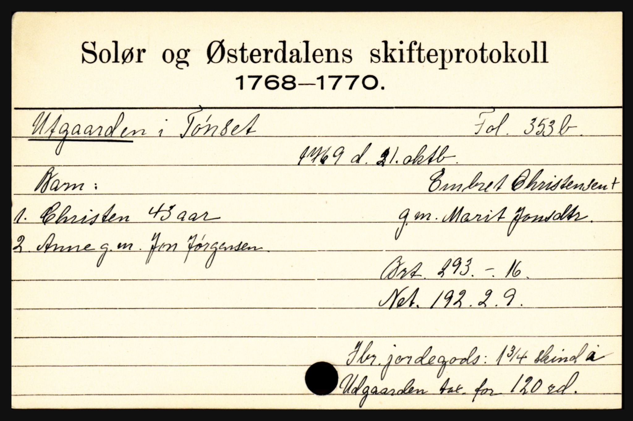 Solør og Østerdalen sorenskriveri, SAH/TING-024/J, 1716-1774, p. 6861