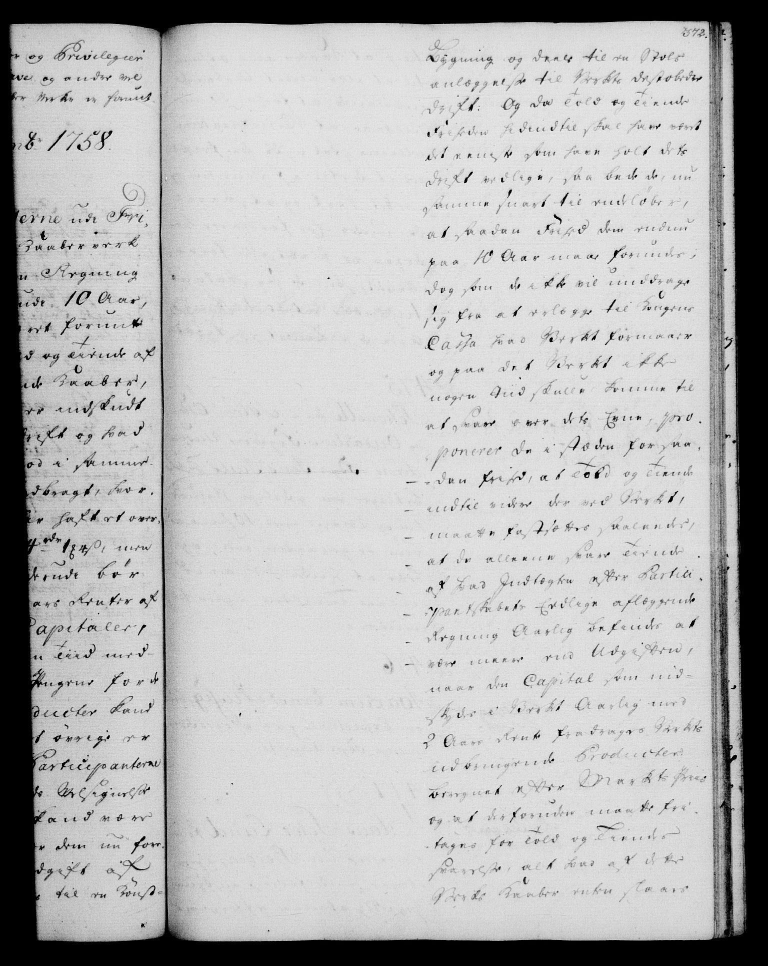 Rentekammeret, Kammerkanselliet, RA/EA-3111/G/Gh/Gha/L0034: Norsk ekstraktmemorialprotokoll (merket RK 53.79), 1756-1759, p. 372