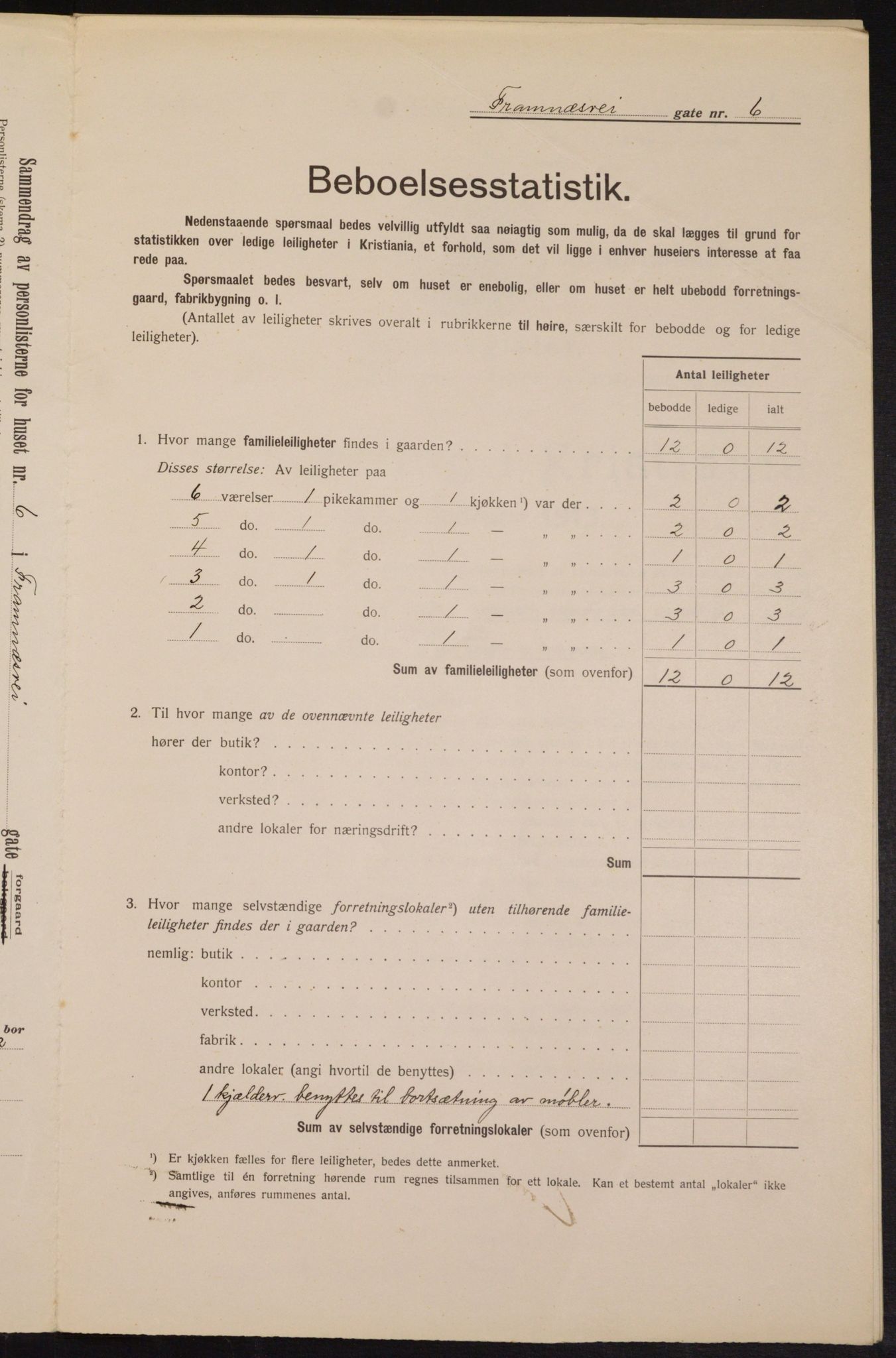 OBA, Municipal Census 1913 for Kristiania, 1913, p. 25576