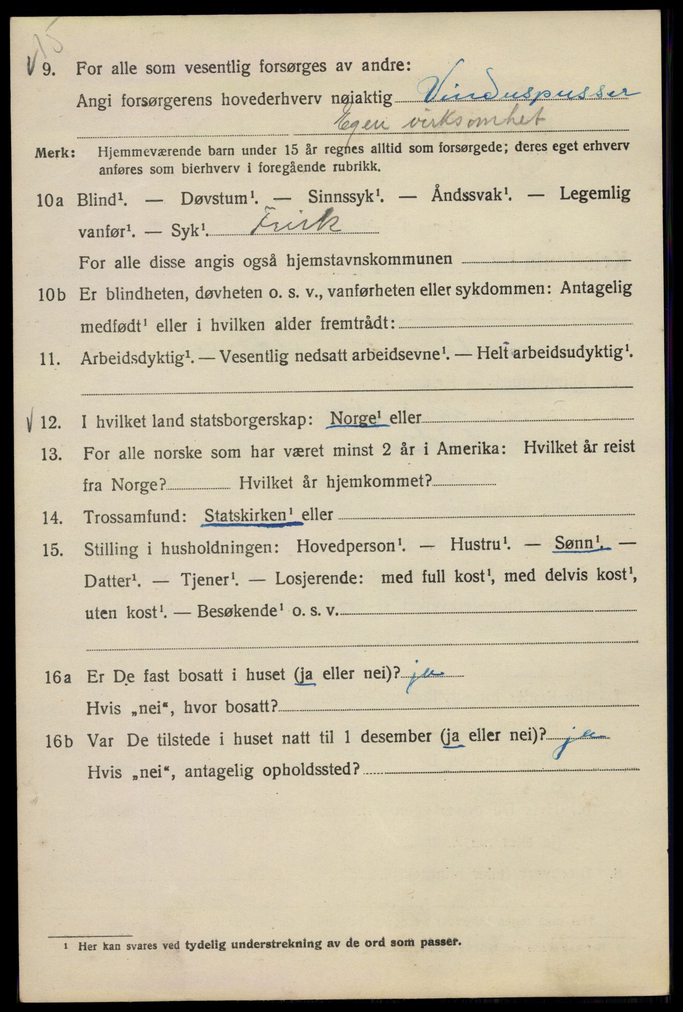 SAO, 1920 census for Kristiania, 1920, p. 230024