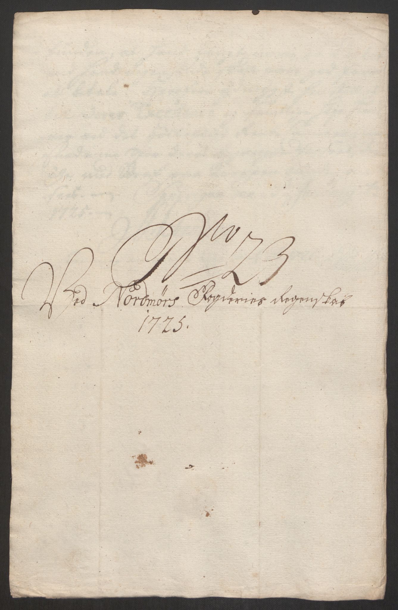 Rentekammeret inntil 1814, Reviderte regnskaper, Fogderegnskap, AV/RA-EA-4092/R56/L3758: Fogderegnskap Nordmøre, 1725, p. 221