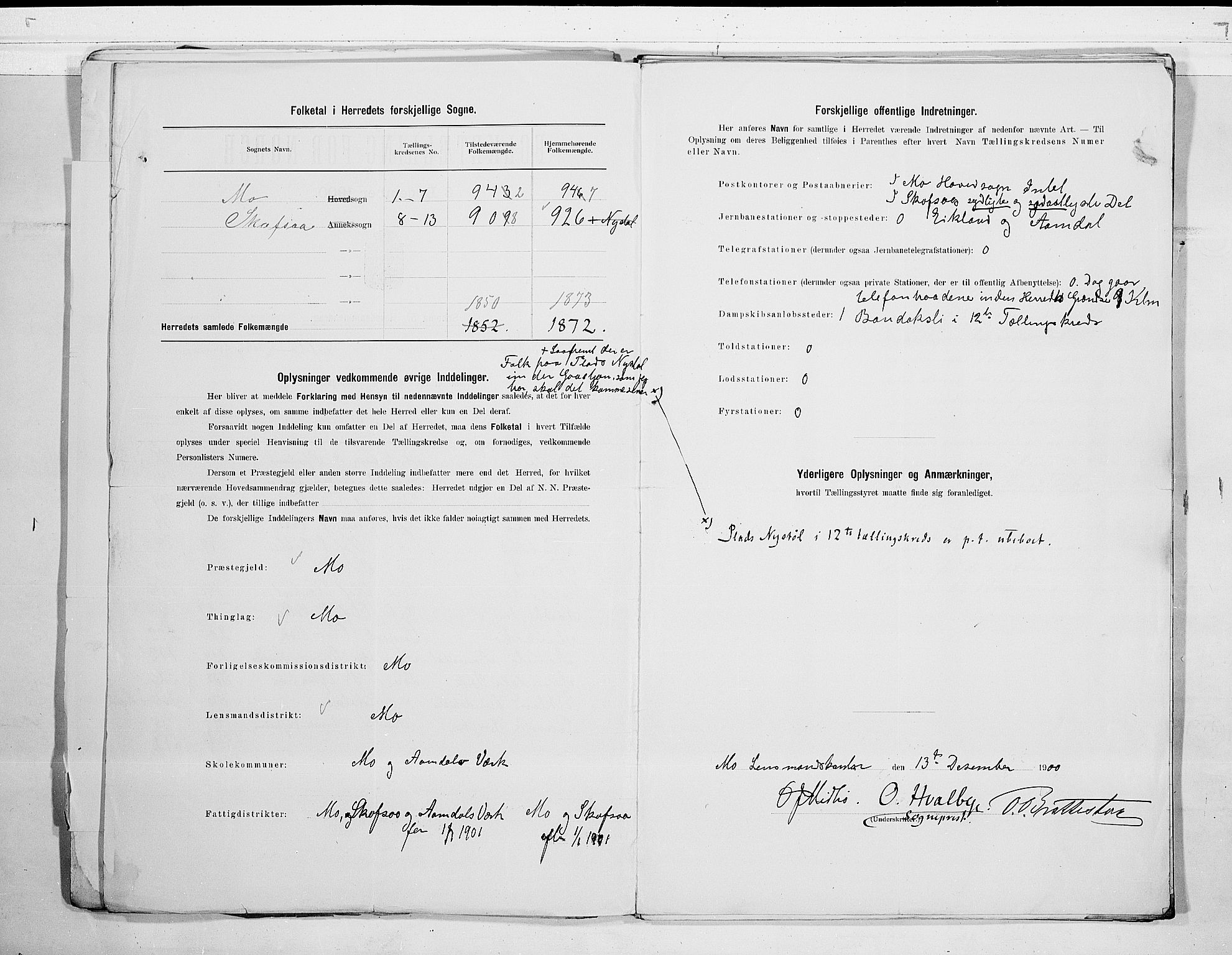 SAKO, 1900 census for Mo, 1900, p. 3