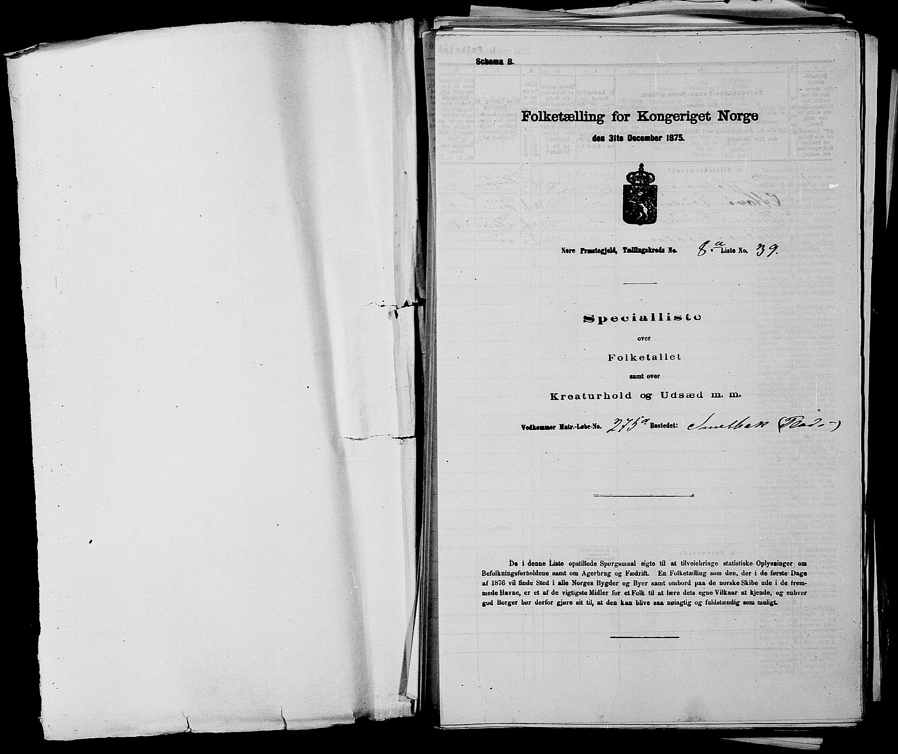 SAKO, 1875 census for 0633P Nore, 1875, p. 991