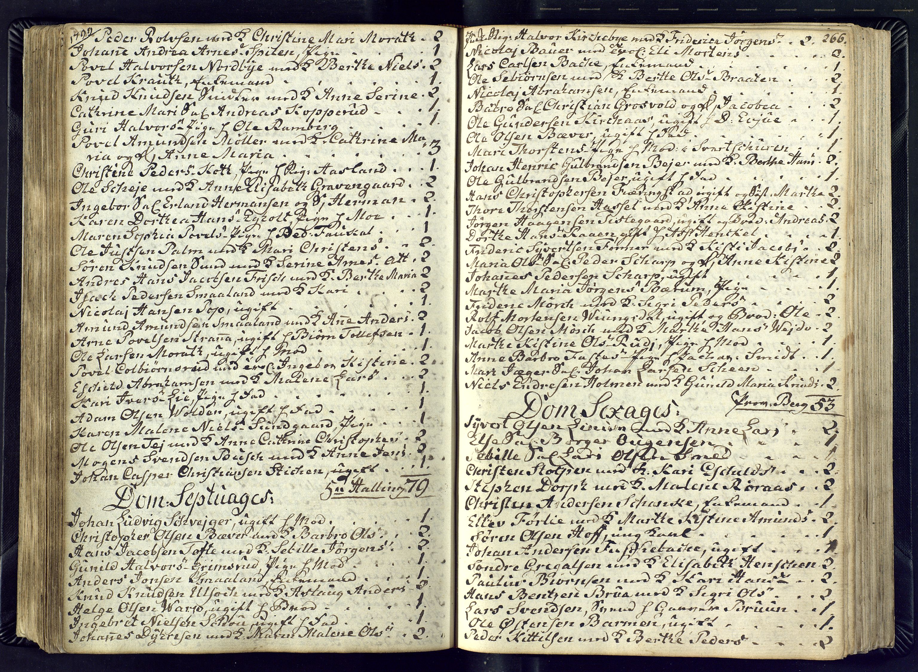 Kongsberg kirkebøker, SAKO/A-22/M/Ma/L0012: Communicants register no. 12, 1794-1800, p. 266