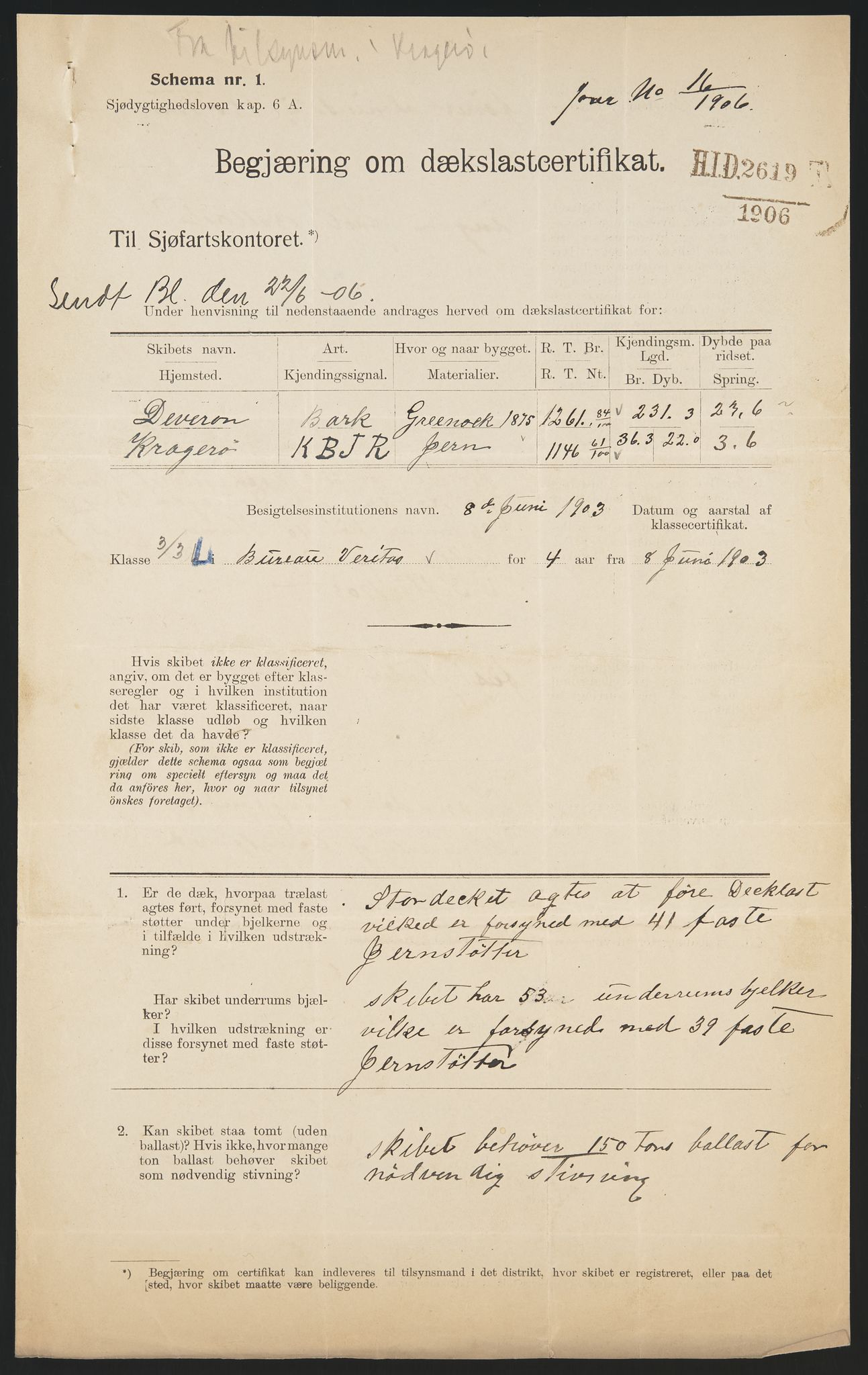 Sjøfartsdirektoratet med forløpere, skipsmapper slettede skip, AV/RA-S-4998/F/Fa/L0239: --, 1851-1931, p. 404