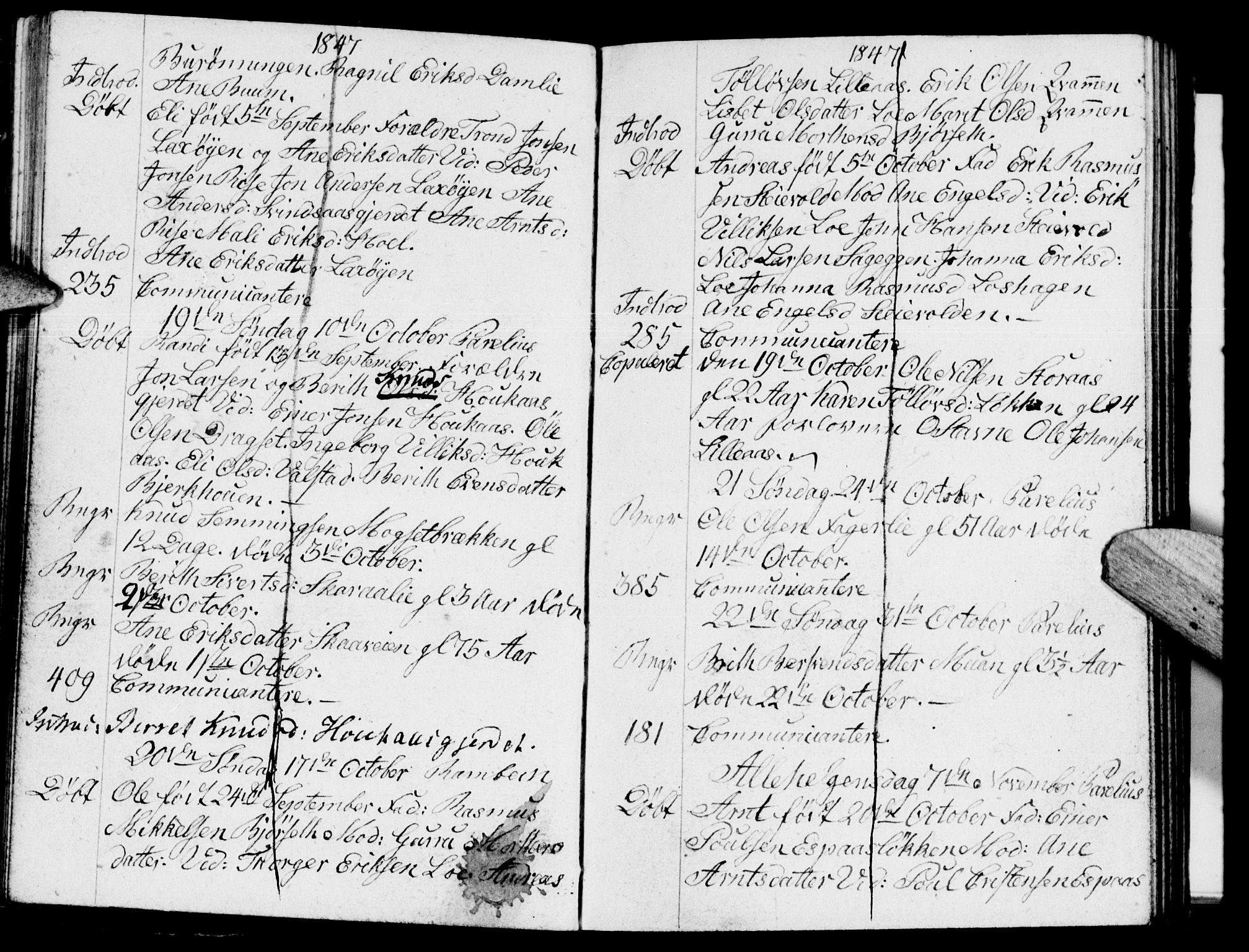 Meldal sokneprestkontor, AV/SAT-A-1123/1/I/I1/I1f/L0008: Parish register draft no. 672I1F, 1827-1866