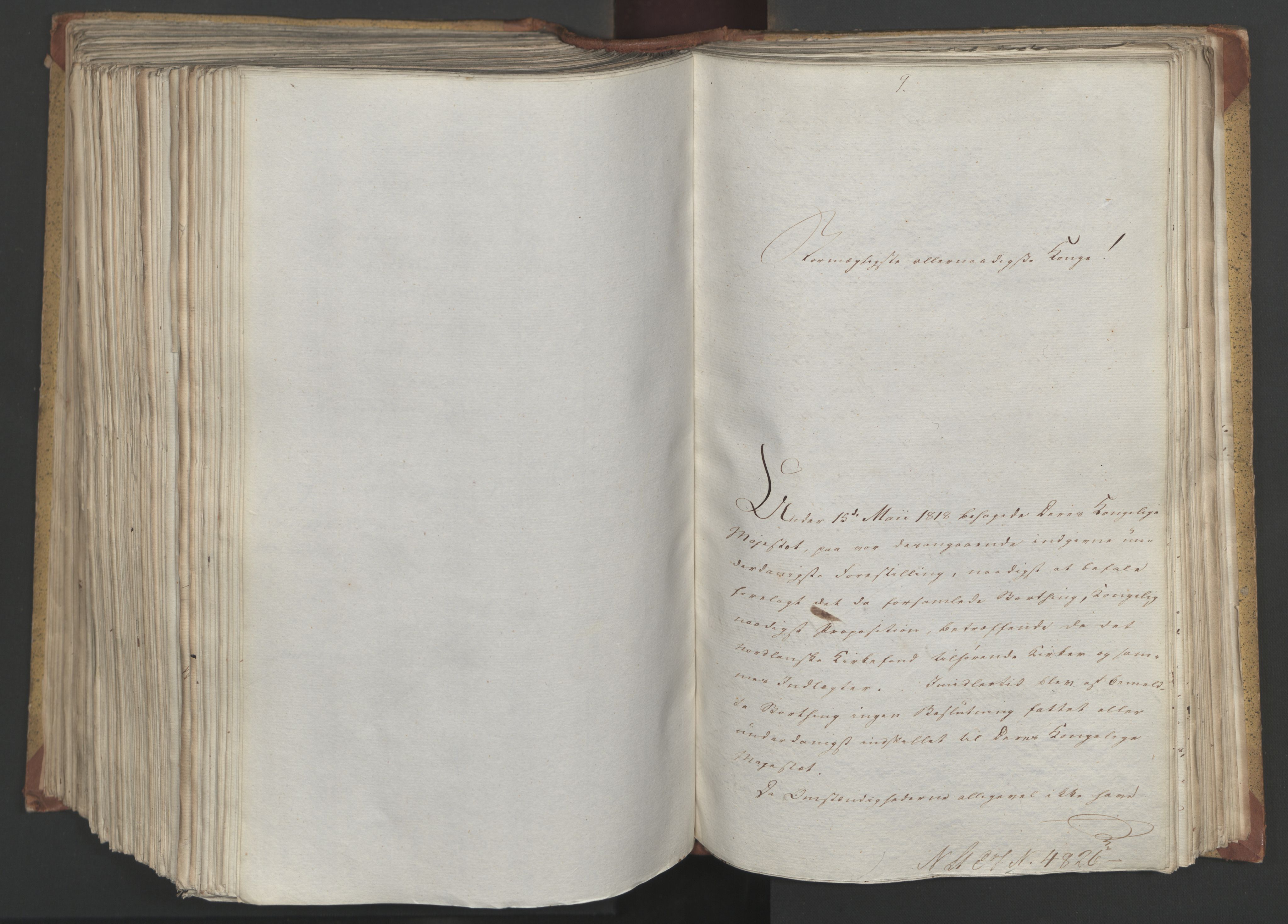 Statsrådsavdelingen i Stockholm, AV/RA-S-1003/D/Da/L0024: Regjeringsinnstillinger nr. 4663-4873, 1820, p. 461