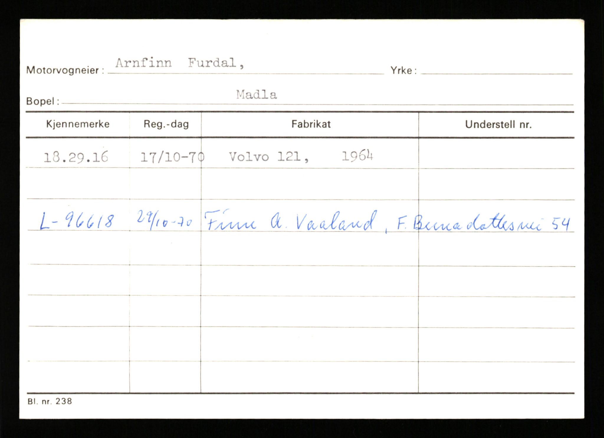 Stavanger trafikkstasjon, AV/SAST-A-101942/0/G/L0010: Registreringsnummer: 130000 - 239953, 1930-1971, p. 1841