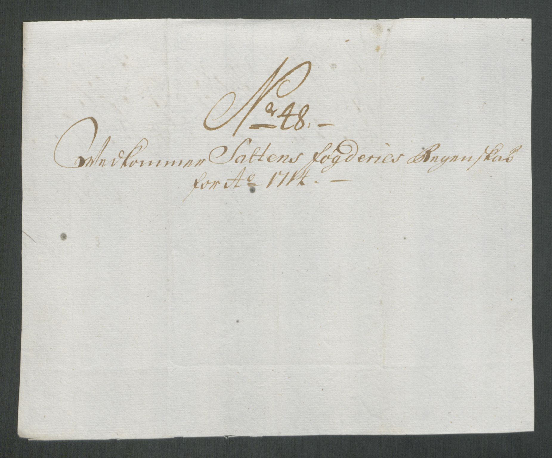 Rentekammeret inntil 1814, Reviderte regnskaper, Fogderegnskap, AV/RA-EA-4092/R66/L4584: Fogderegnskap Salten, 1714, p. 306