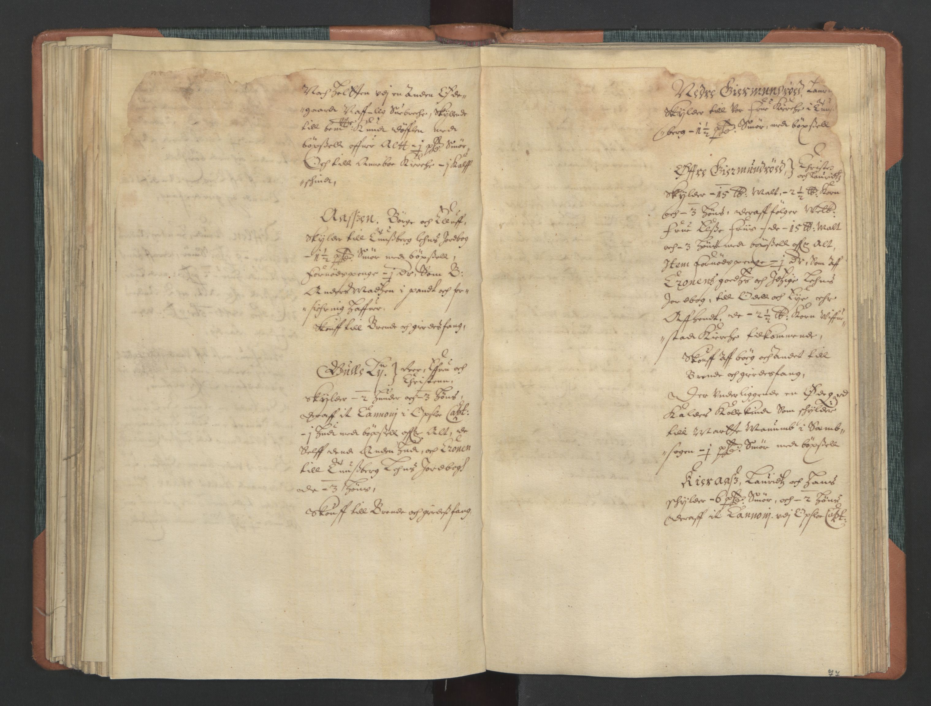 Rentekammeret inntil 1814, Realistisk ordnet avdeling, AV/RA-EA-4070/L/L0011: Tønsberg lagdømme. Alminnelig jordebok for Tønsberg len - Slagen og Arendal skipreider., 1661, p. 76b-77a