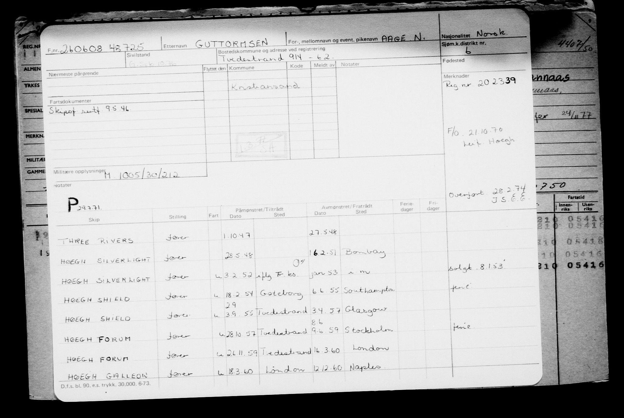 Direktoratet for sjømenn, AV/RA-S-3545/G/Gb/L0077: Hovedkort, 1908, p. 737