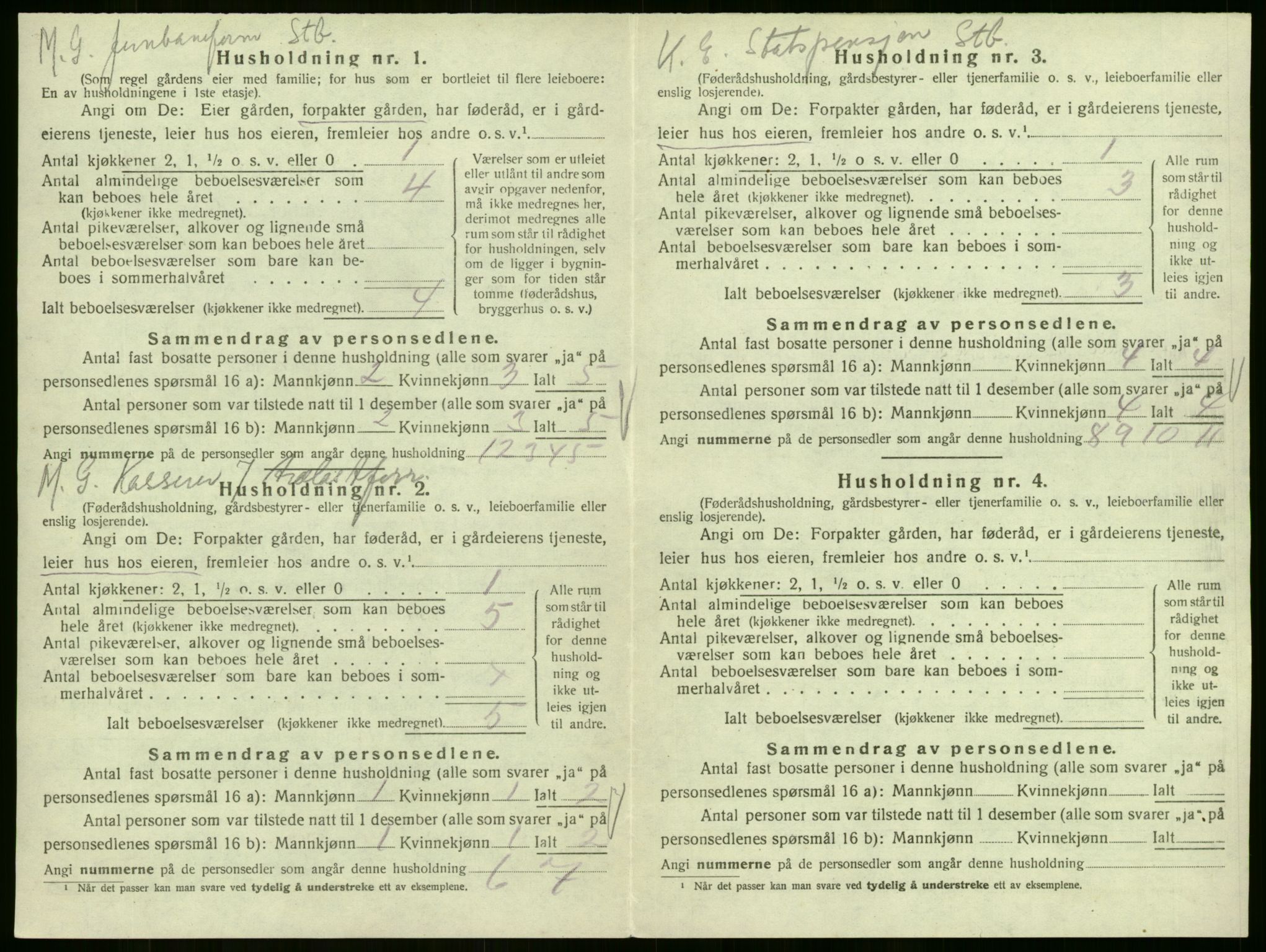 SAKO, 1920 census for Sem, 1920, p. 739