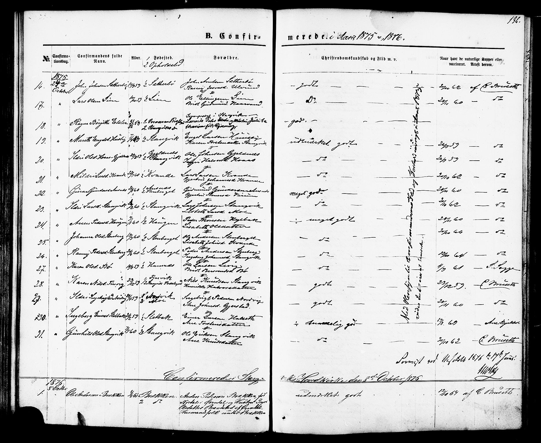 Ministerialprotokoller, klokkerbøker og fødselsregistre - Møre og Romsdal, AV/SAT-A-1454/592/L1027: Parish register (official) no. 592A05, 1865-1878, p. 136