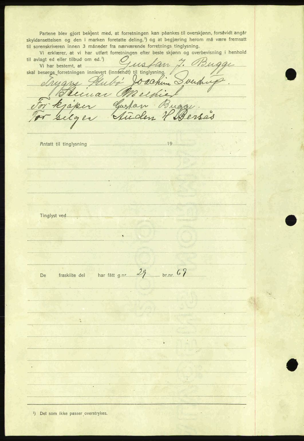 Romsdal sorenskriveri, AV/SAT-A-4149/1/2/2C: Mortgage book no. A14, 1943-1943, Diary no: : 1642/1943