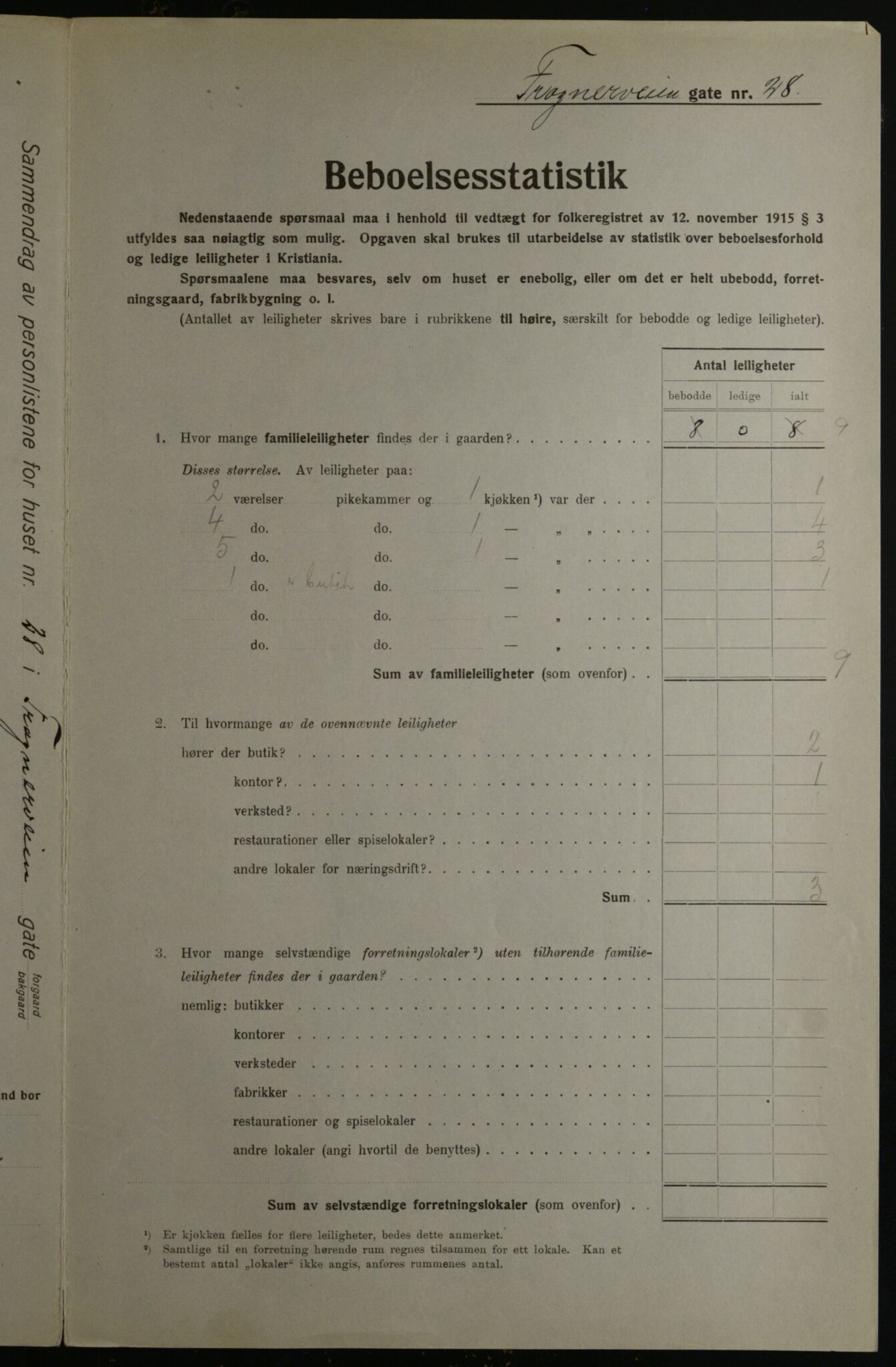 OBA, Municipal Census 1923 for Kristiania, 1923, p. 30940