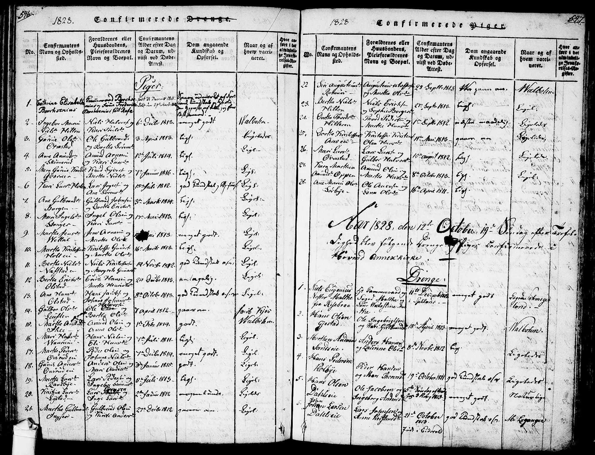 Ullensaker prestekontor Kirkebøker, SAO/A-10236a/F/Fa/L0013: Parish register (official) no. I 13, 1815-1835, p. 546-547