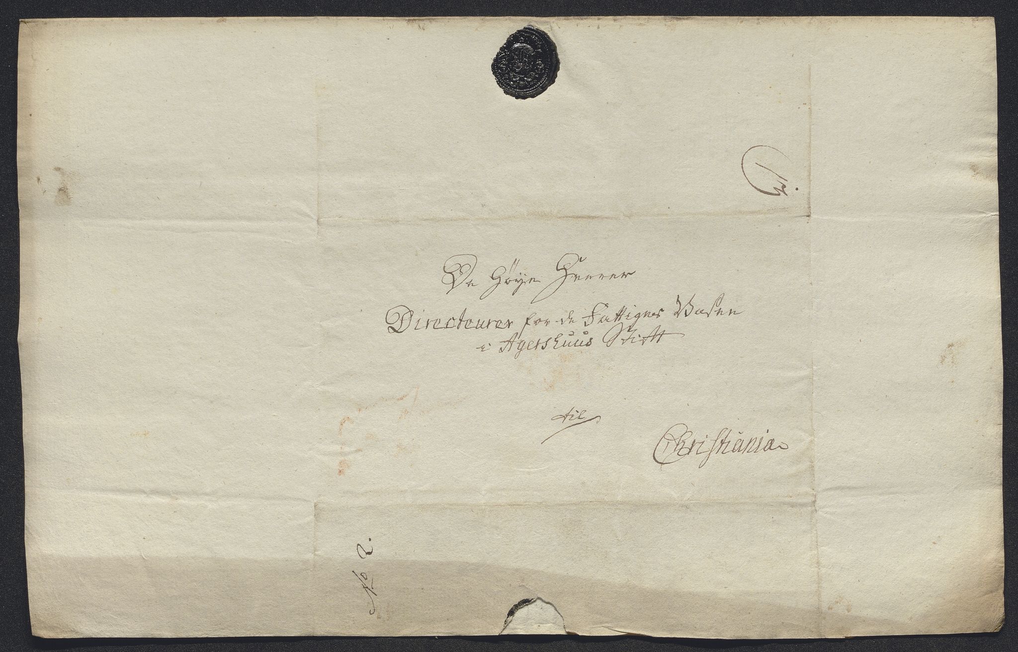 Kristiania tukthus, AV/SAO-A-10644/A/Ad/Adc/L0001: Innkomne skriv, 1740-1789, p. 285