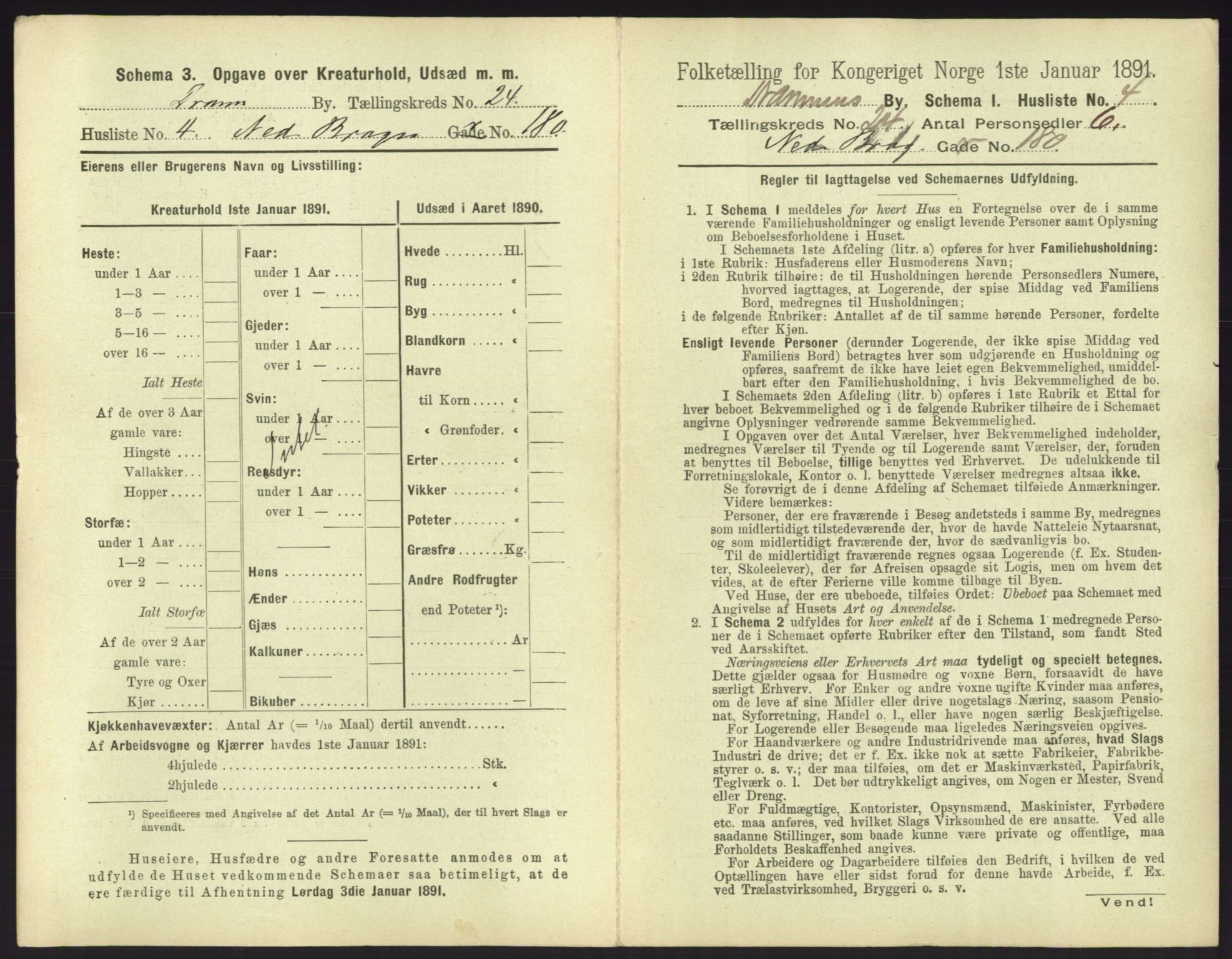 RA, 1891 census for 0602 Drammen, 1891, p. 2001