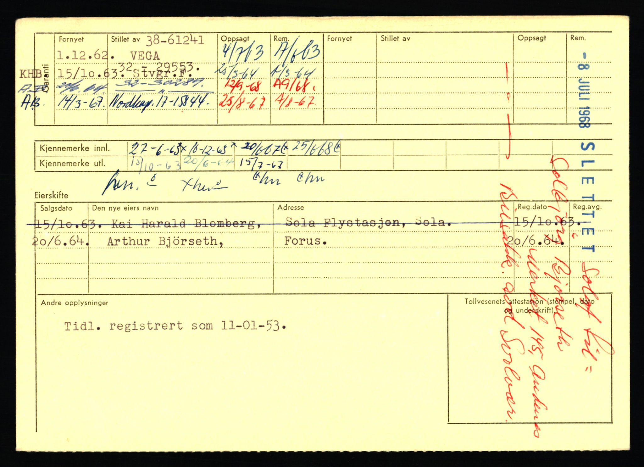 Stavanger trafikkstasjon, AV/SAST-A-101942/0/F/L0071: L-80500 - L-82199, 1930-1971, p. 2284