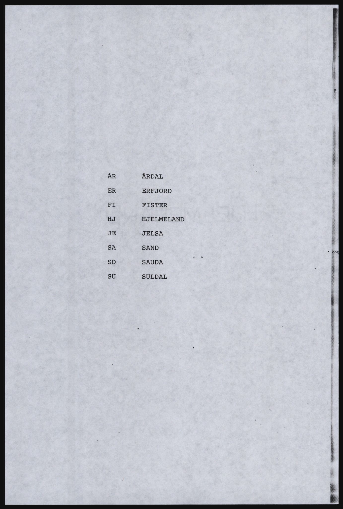 SAST, Copy of 1920 census for Inner Ryfylke, 1920, p. 32