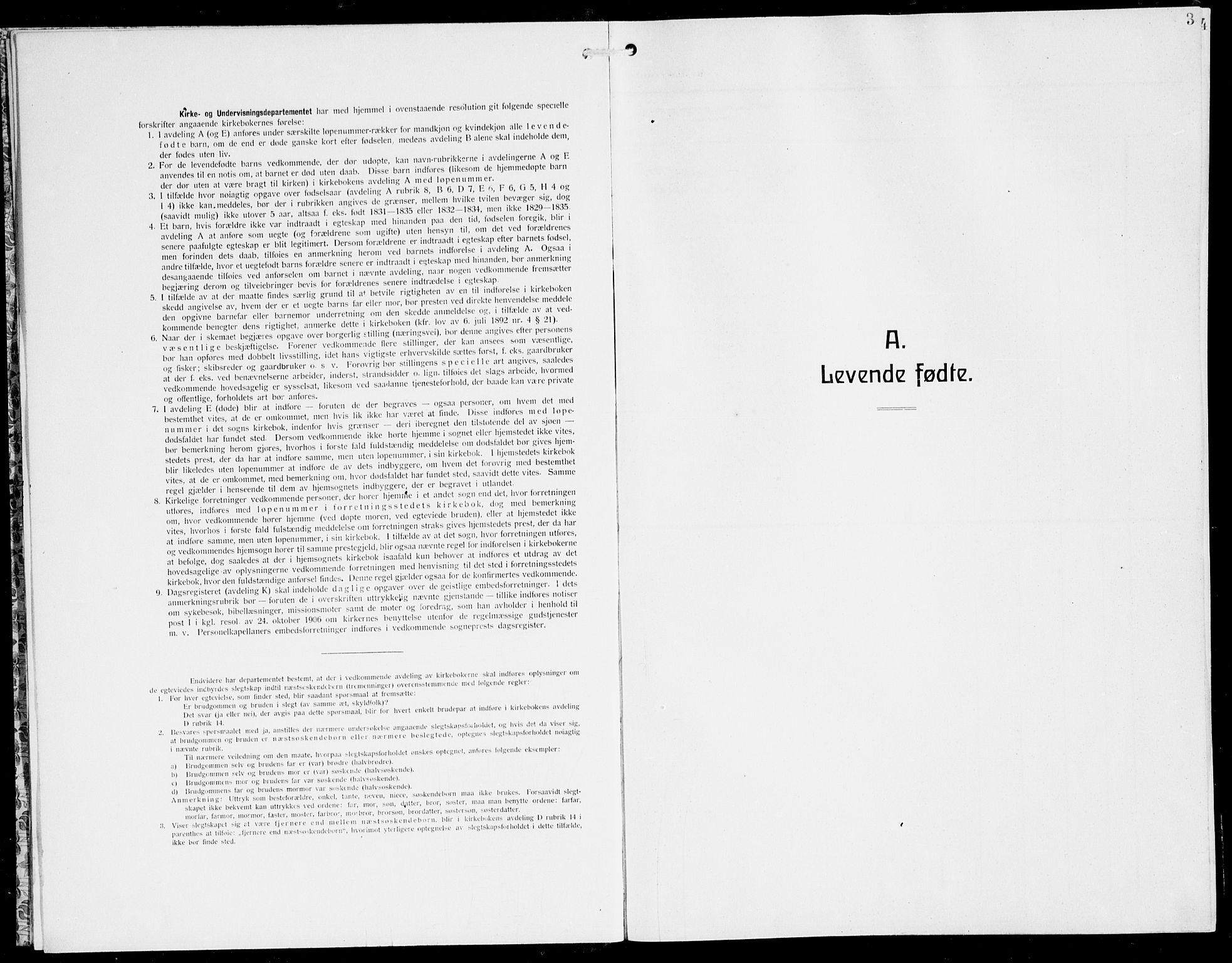 Lavik sokneprestembete, AV/SAB-A-80901: Parish register (copy) no. A 3, 1911-1942, p. 3
