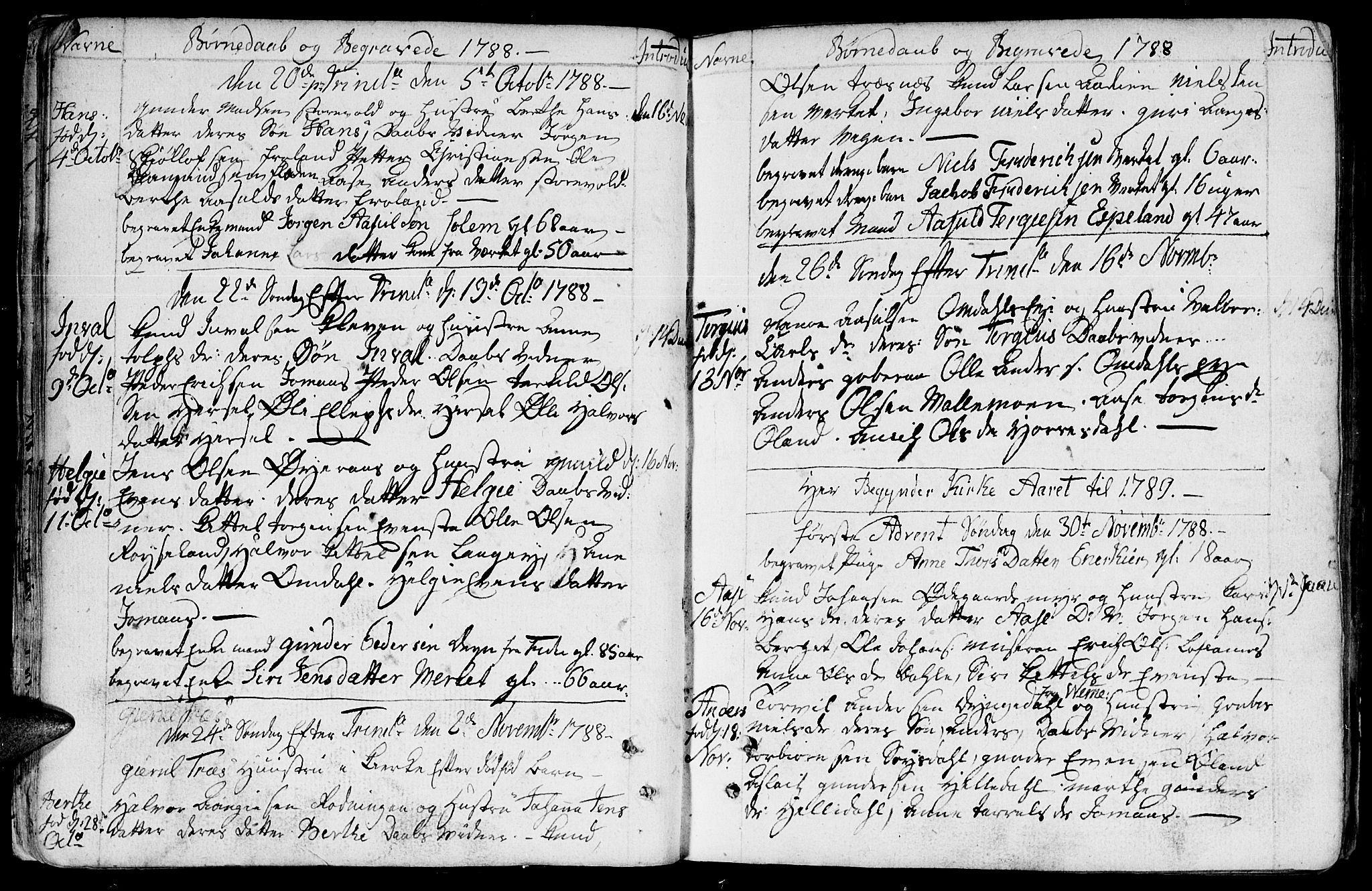Froland sokneprestkontor, AV/SAK-1111-0013/F/Fb/L0005: Parish register (copy) no. B 5, 1786-1816, p. 13