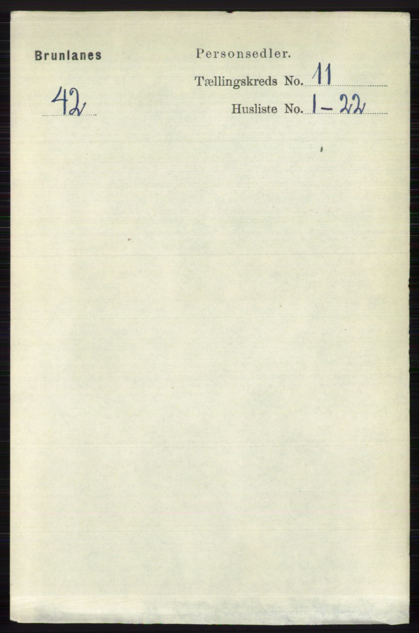 RA, 1891 census for 0726 Brunlanes, 1891, p. 5363