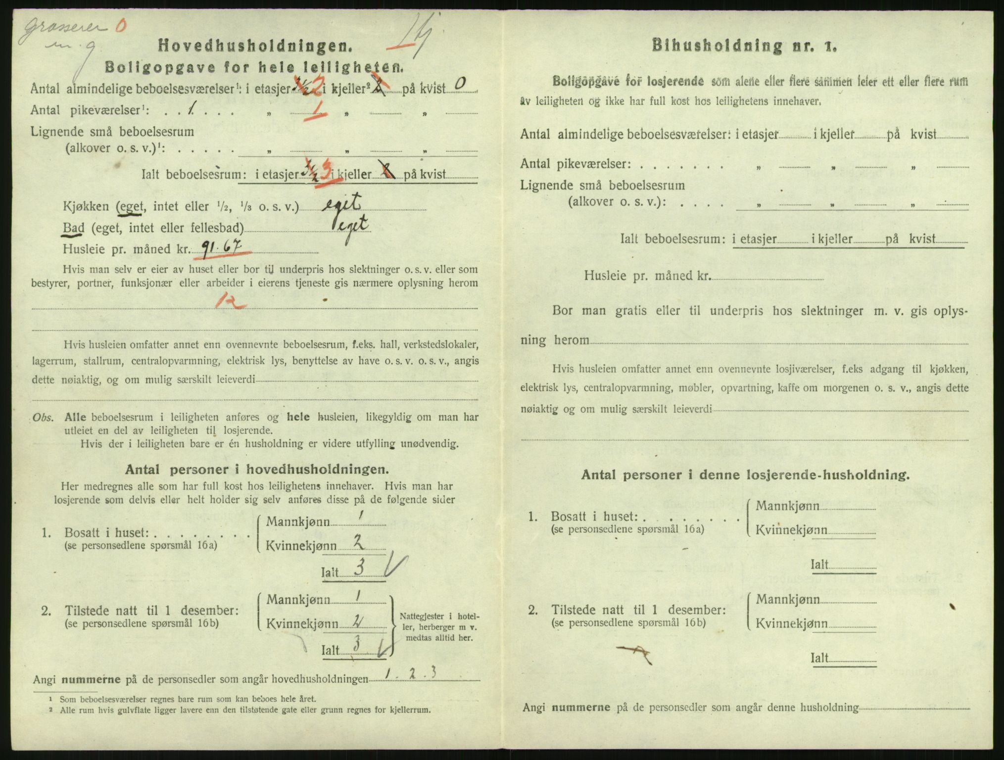 SAO, 1920 census for Kristiania, 1920, p. 12989