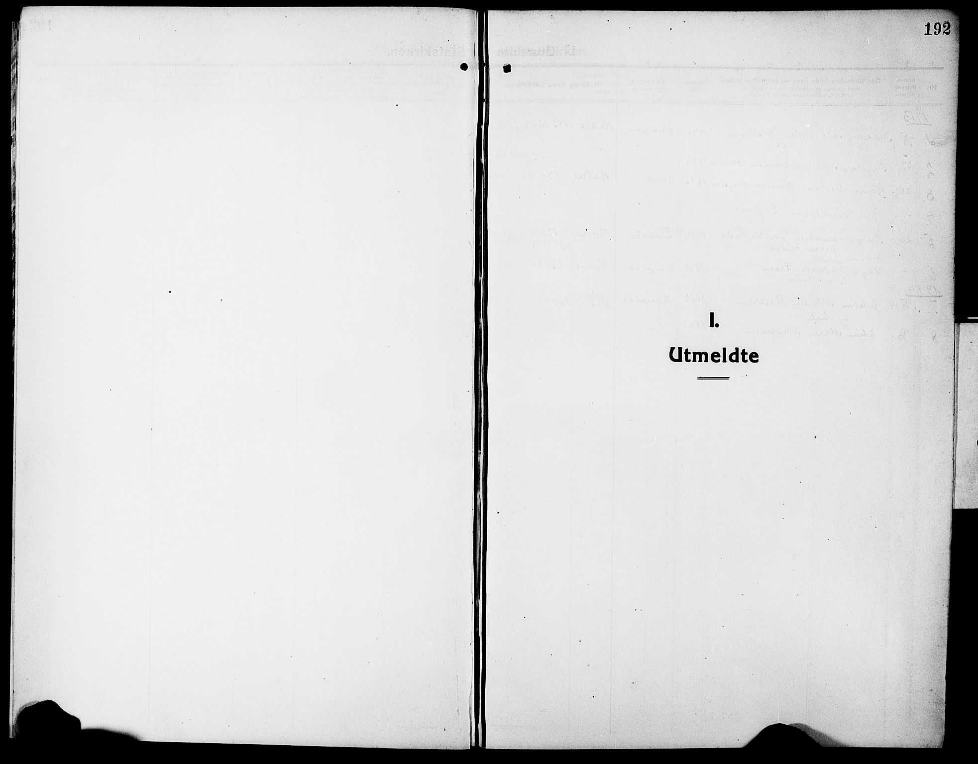 Ministerialprotokoller, klokkerbøker og fødselsregistre - Nordland, SAT/A-1459/888/L1269: Parish register (copy) no. 888C07, 1913-1927, p. 192