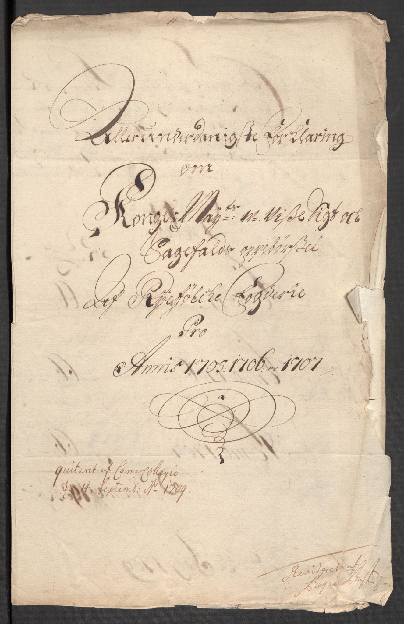 Rentekammeret inntil 1814, Reviderte regnskaper, Fogderegnskap, RA/EA-4092/R47/L2861: Fogderegnskap Ryfylke, 1706-1709, p. 158