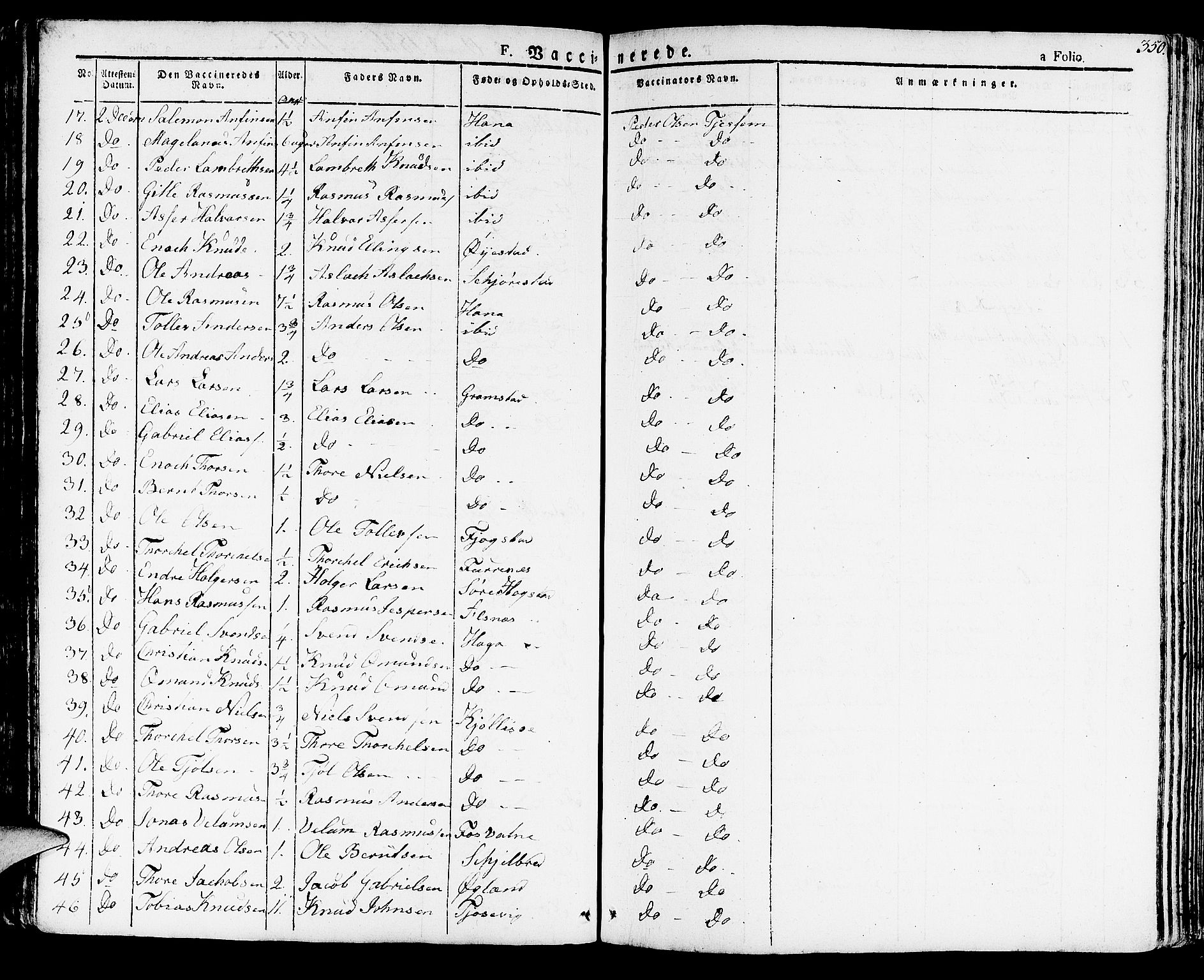 Høyland sokneprestkontor, SAST/A-101799/001/30BA/L0007: Parish register (official) no. A 7 /1, 1825-1841, p. 350