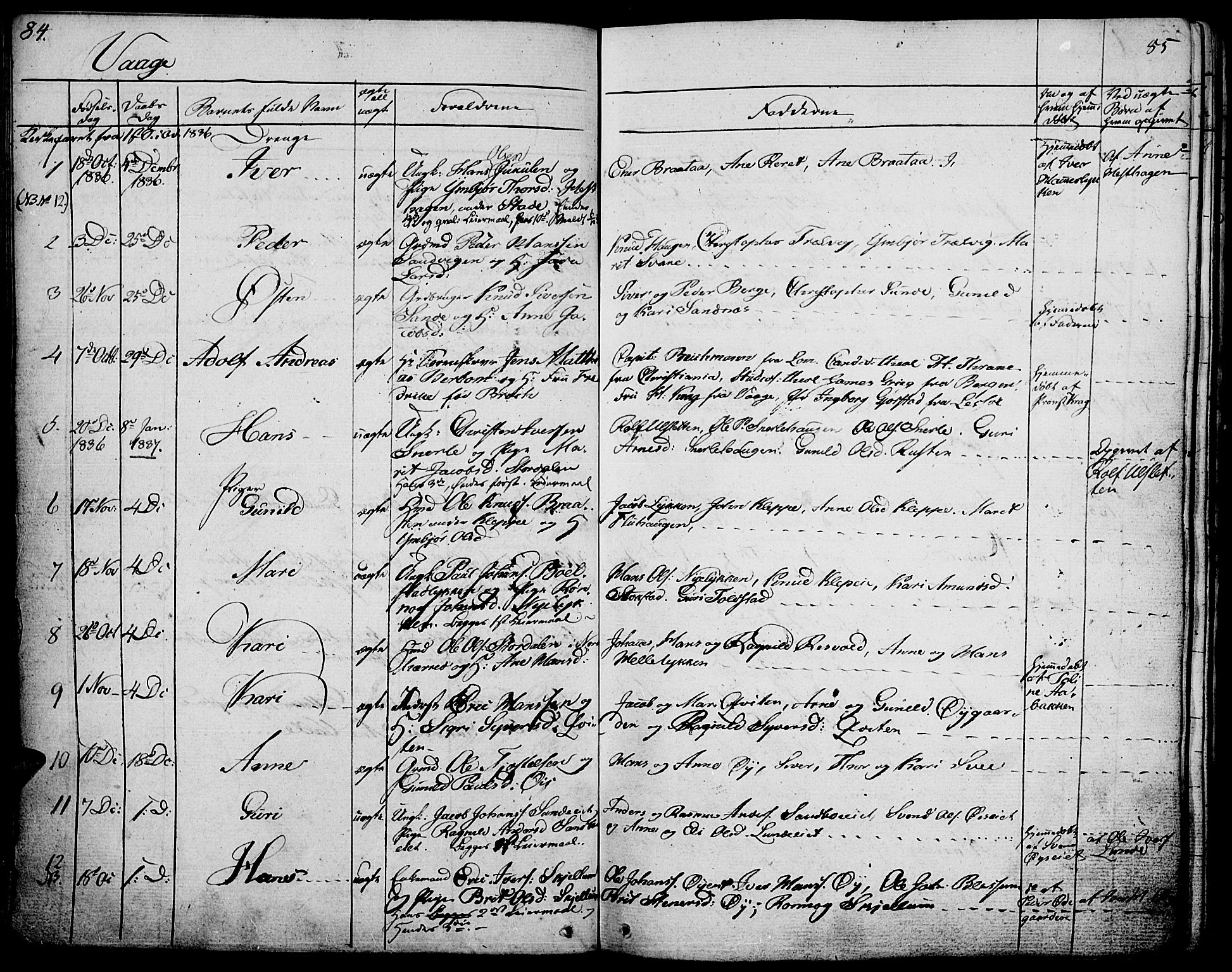 Vågå prestekontor, SAH/PREST-076/H/Ha/Haa/L0004: Parish register (official) no. 4 /1, 1827-1842, p. 84