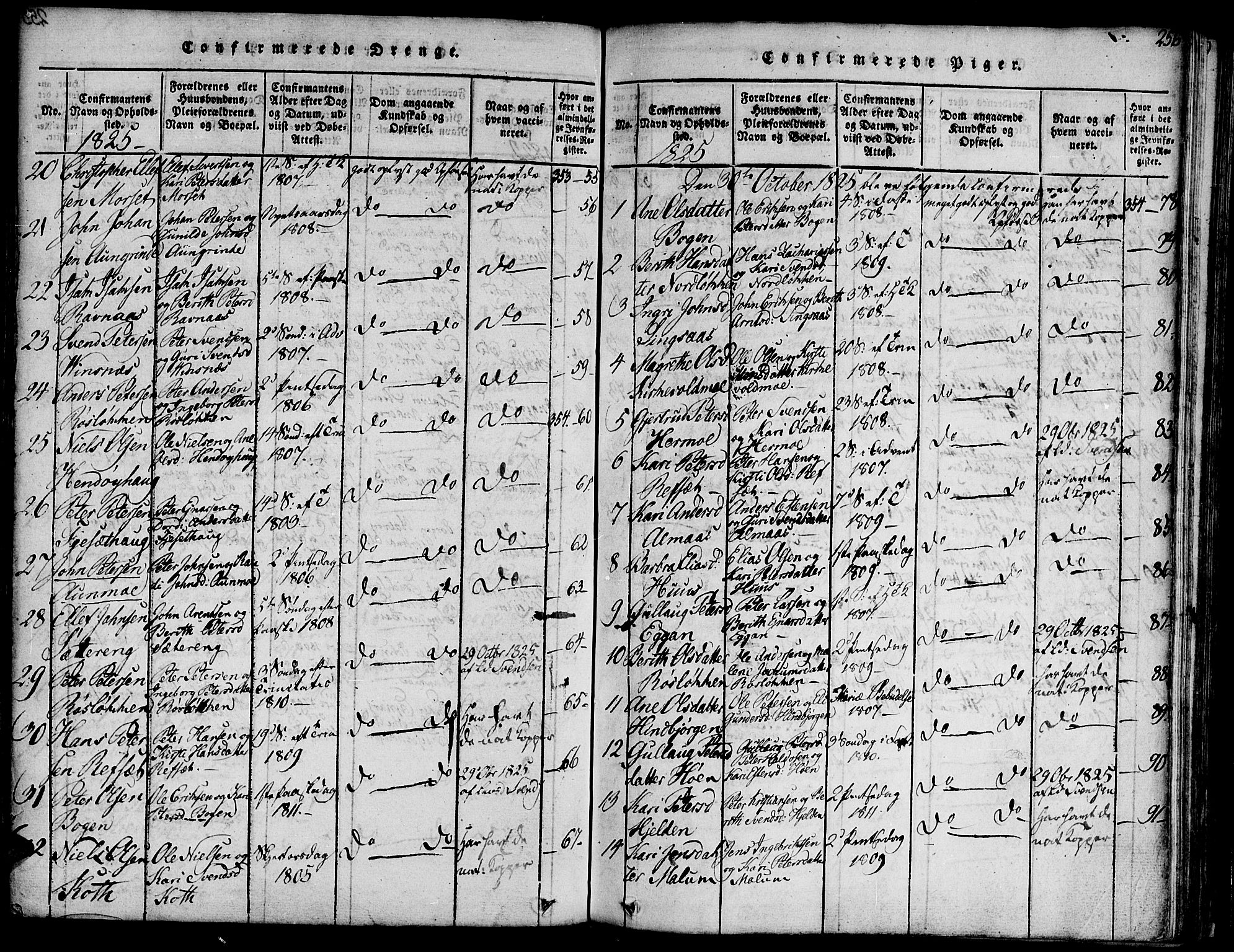 Ministerialprotokoller, klokkerbøker og fødselsregistre - Sør-Trøndelag, SAT/A-1456/685/L0955: Parish register (official) no. 685A03 /2, 1817-1829, p. 256