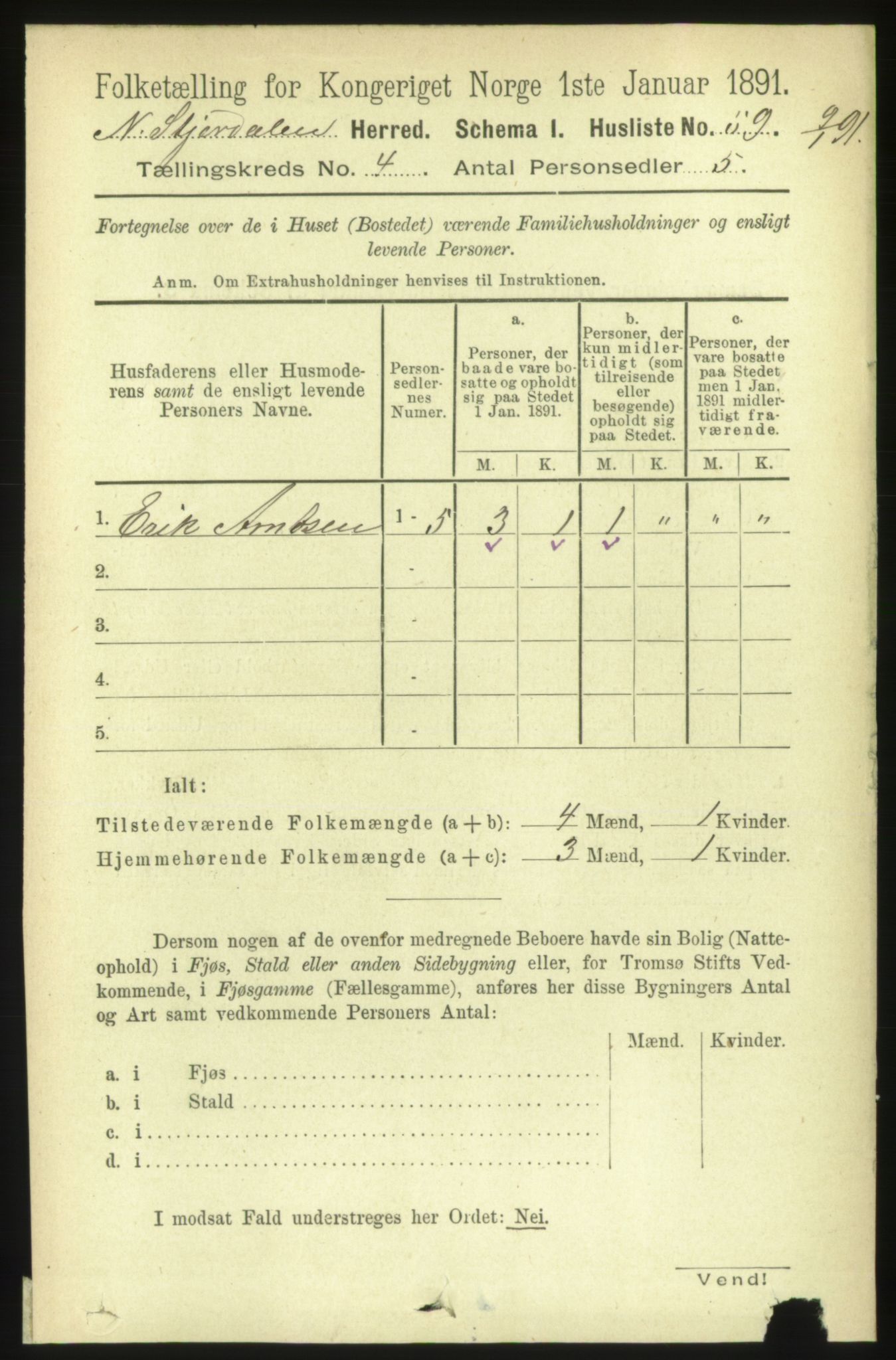 RA, 1891 census for 1714 Nedre Stjørdal, 1891, p. 1627