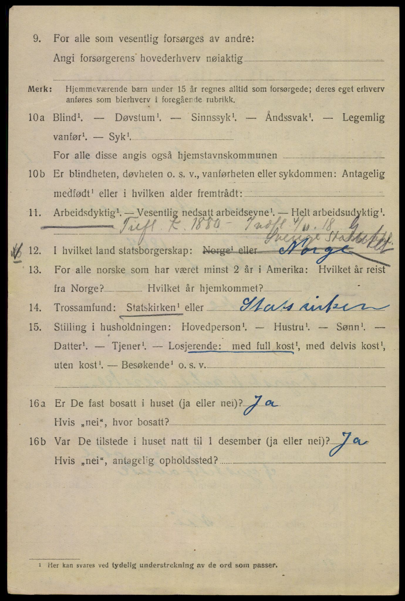 SAO, 1920 census for Kristiania, 1920, p. 196036