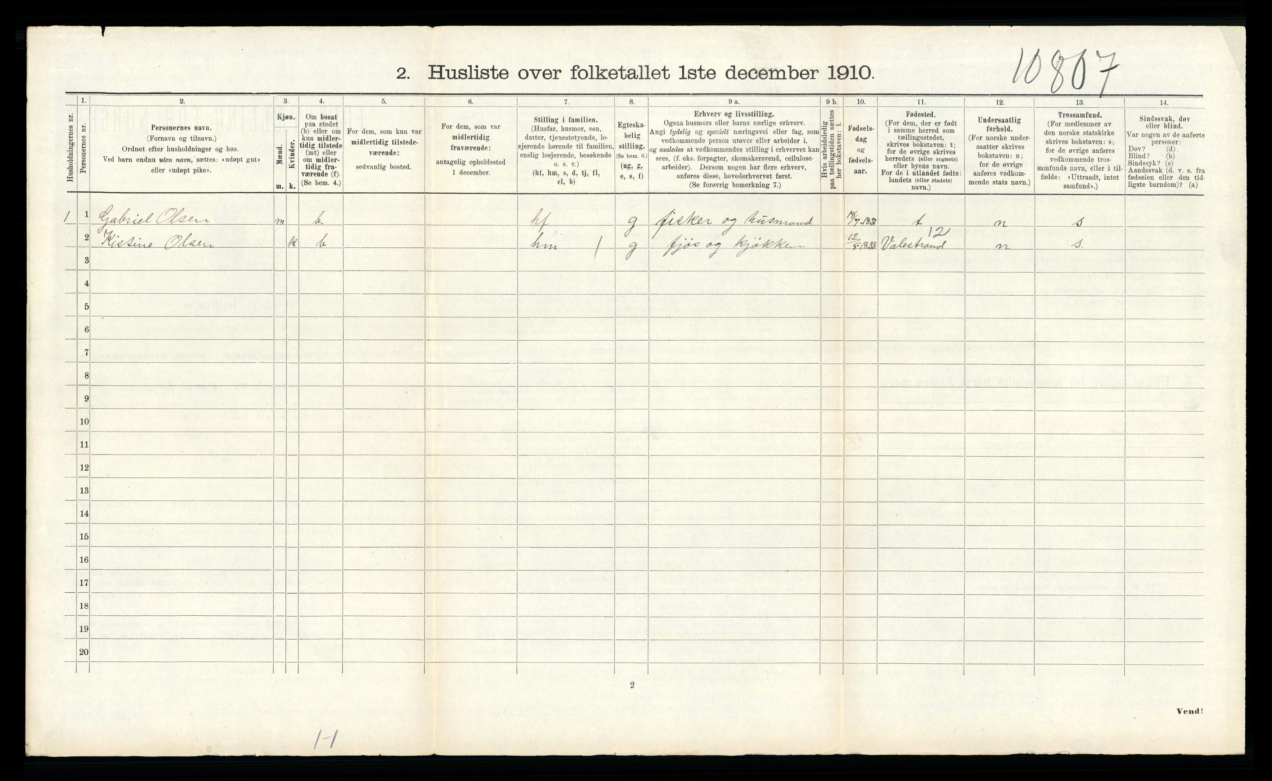 RA, 1910 census for Finnås, 1910, p. 1689