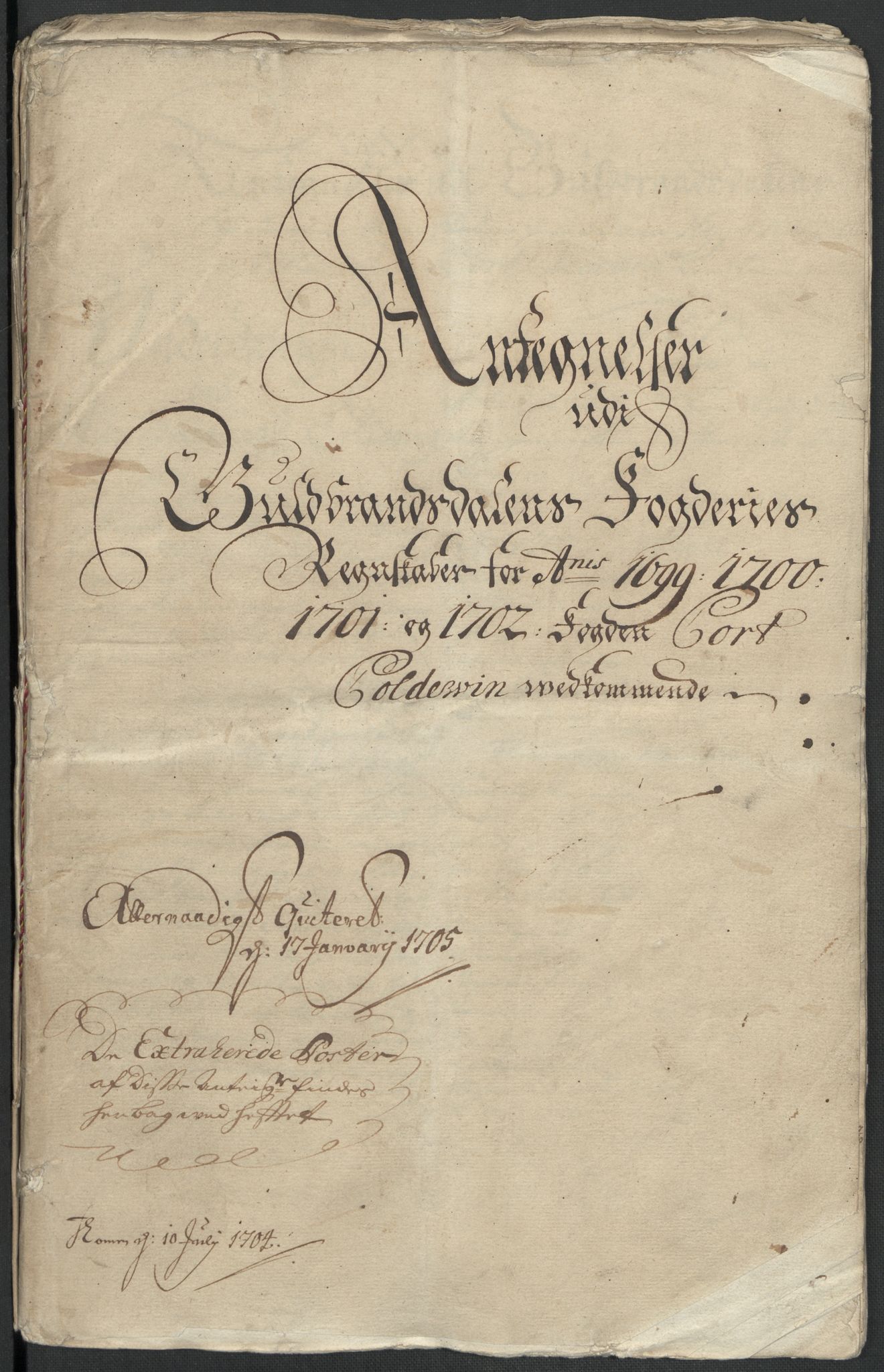 Rentekammeret inntil 1814, Reviderte regnskaper, Fogderegnskap, AV/RA-EA-4092/R17/L1175: Fogderegnskap Gudbrandsdal, 1702, p. 208