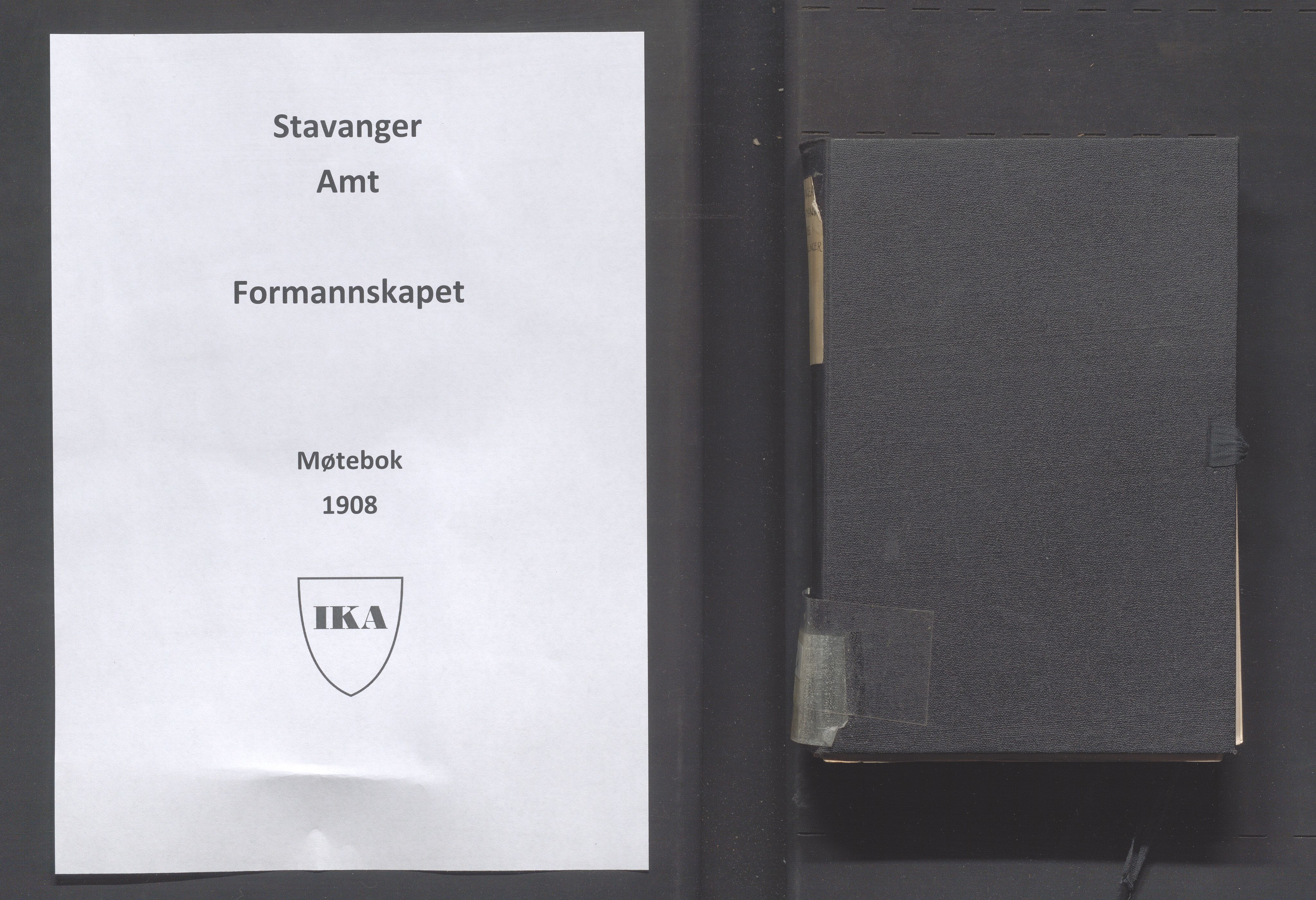 Rogaland fylkeskommune - Fylkesrådmannen , IKAR/A-900/A, 1908, p. 1