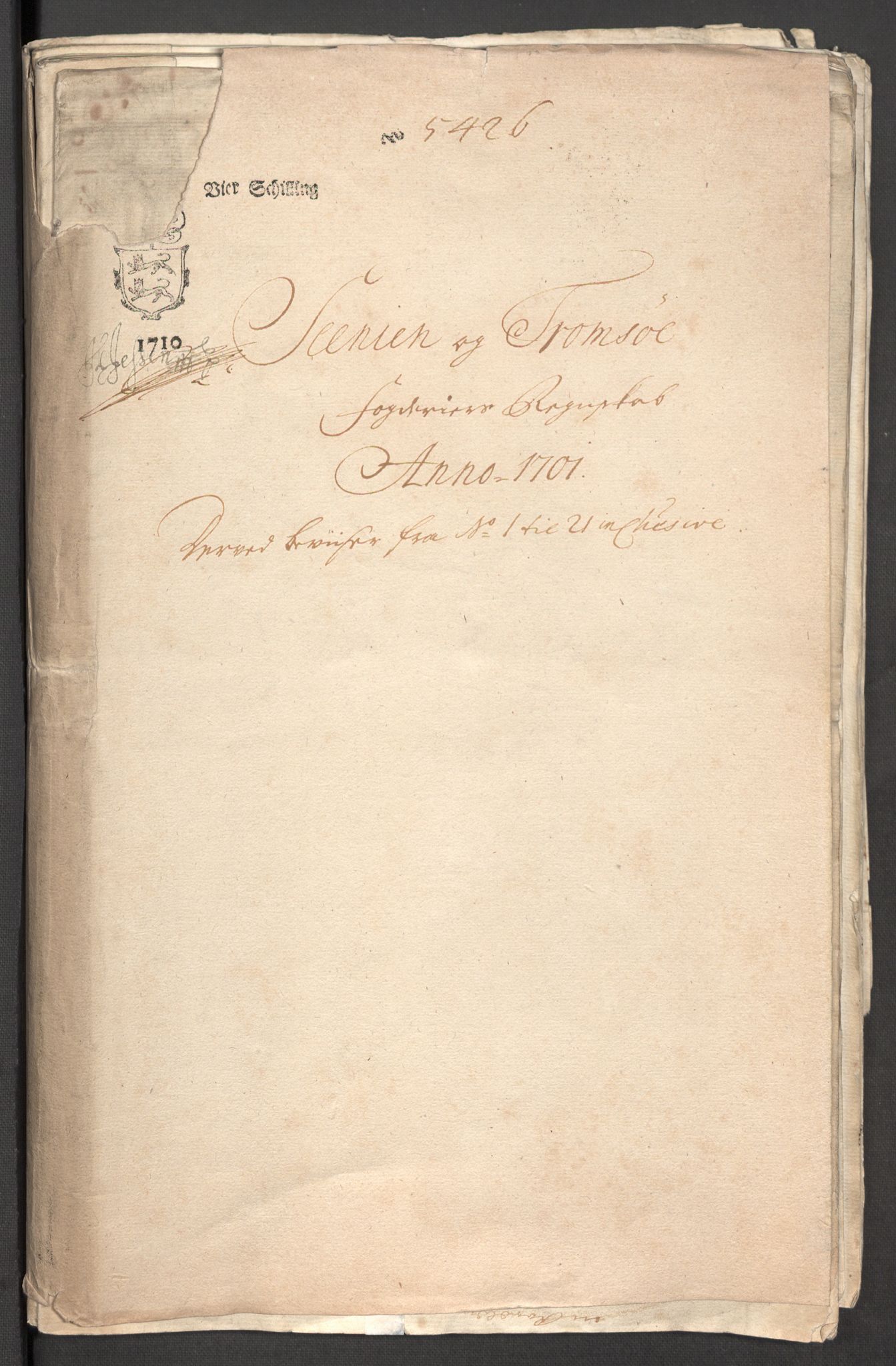 Rentekammeret inntil 1814, Reviderte regnskaper, Fogderegnskap, AV/RA-EA-4092/R68/L4755: Fogderegnskap Senja og Troms, 1700-1704, p. 110