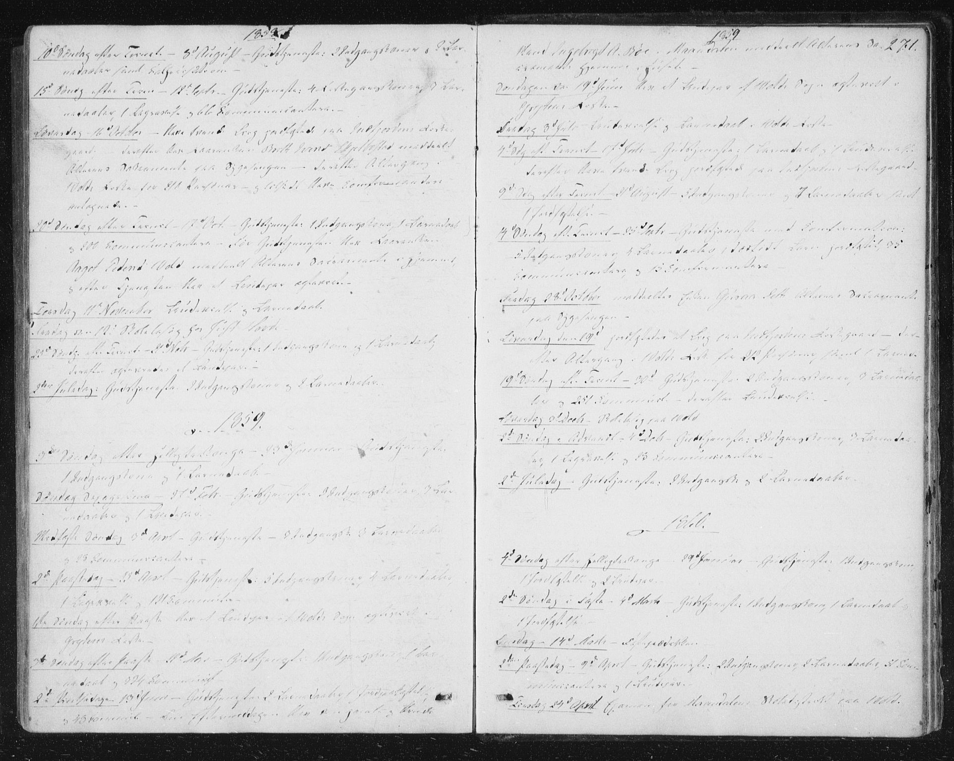 Ministerialprotokoller, klokkerbøker og fødselsregistre - Møre og Romsdal, AV/SAT-A-1454/543/L0562: Parish register (official) no. 543A02, 1854-1884, p. 271