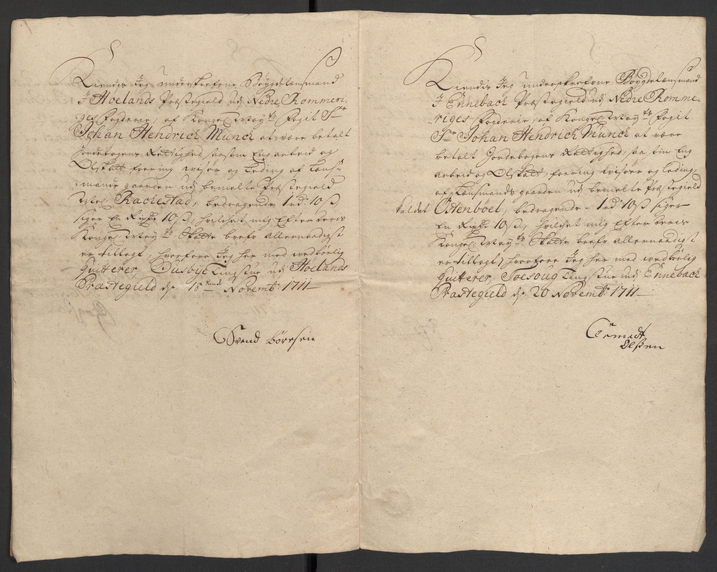 Rentekammeret inntil 1814, Reviderte regnskaper, Fogderegnskap, AV/RA-EA-4092/R11/L0592: Fogderegnskap Nedre Romerike, 1710-1711, p. 421