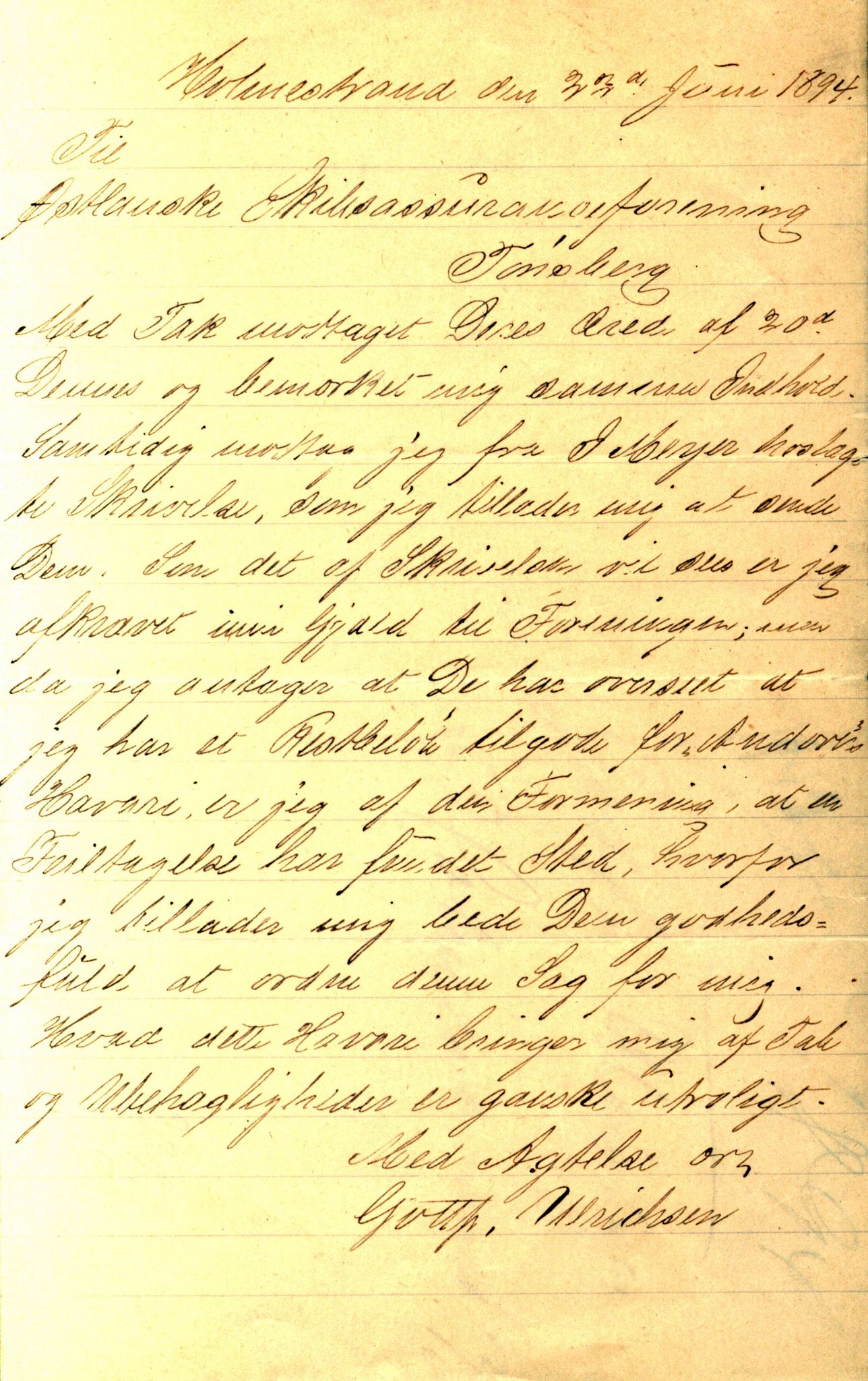 Pa 63 - Østlandske skibsassuranceforening, VEMU/A-1079/G/Ga/L0030/0001: Havaridokumenter / Leif, Korsvei, Margret, Mangerton, Mathilde, Island, Andover, 1893, p. 265