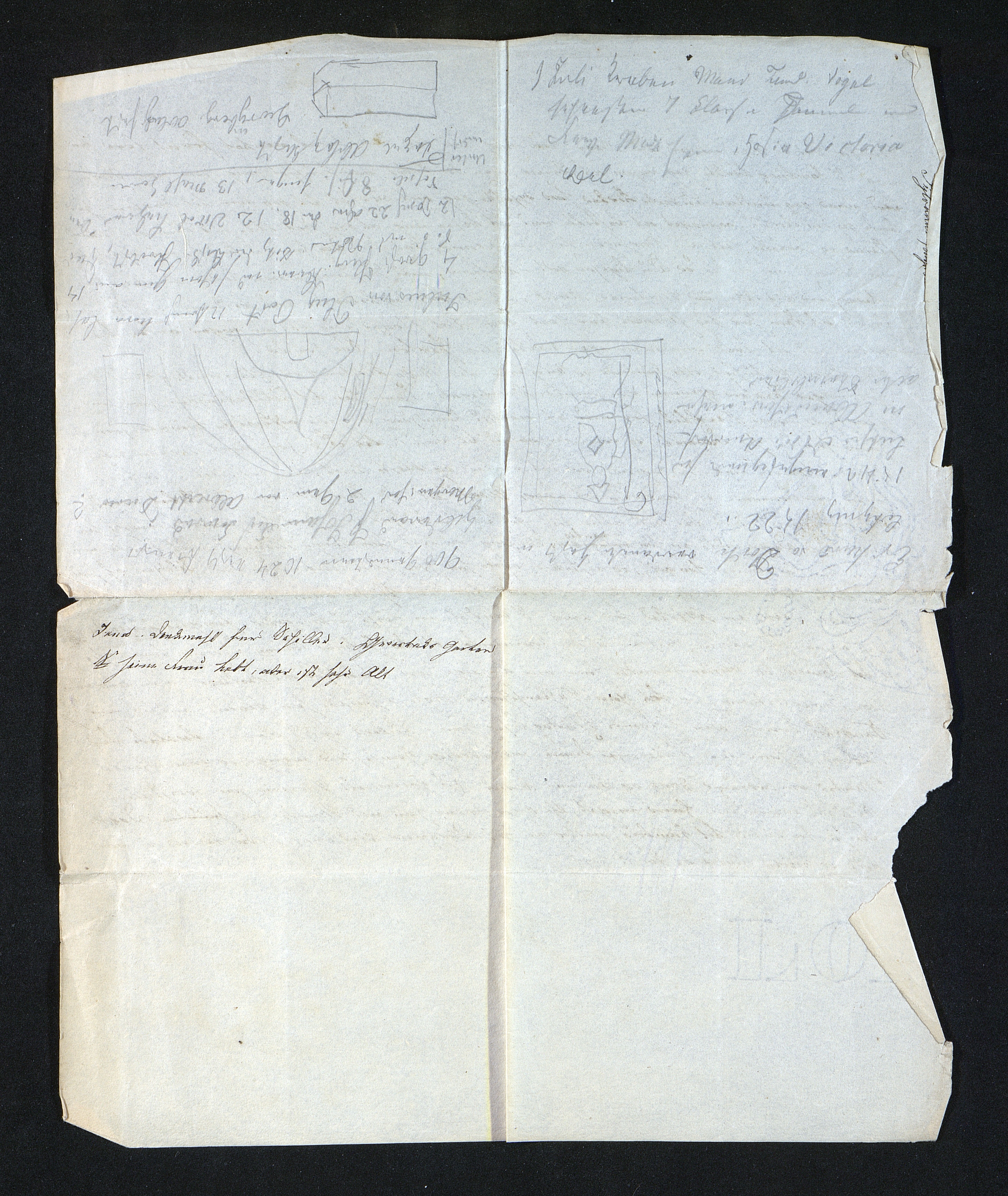 Faye, Andreas, AAKS/PA-1936b/1/F/L0004/0002: Dagbøker, reisedagbøker, notater / III 13: Notiser fra utenlandsreisen 1831, 1831, p. 31